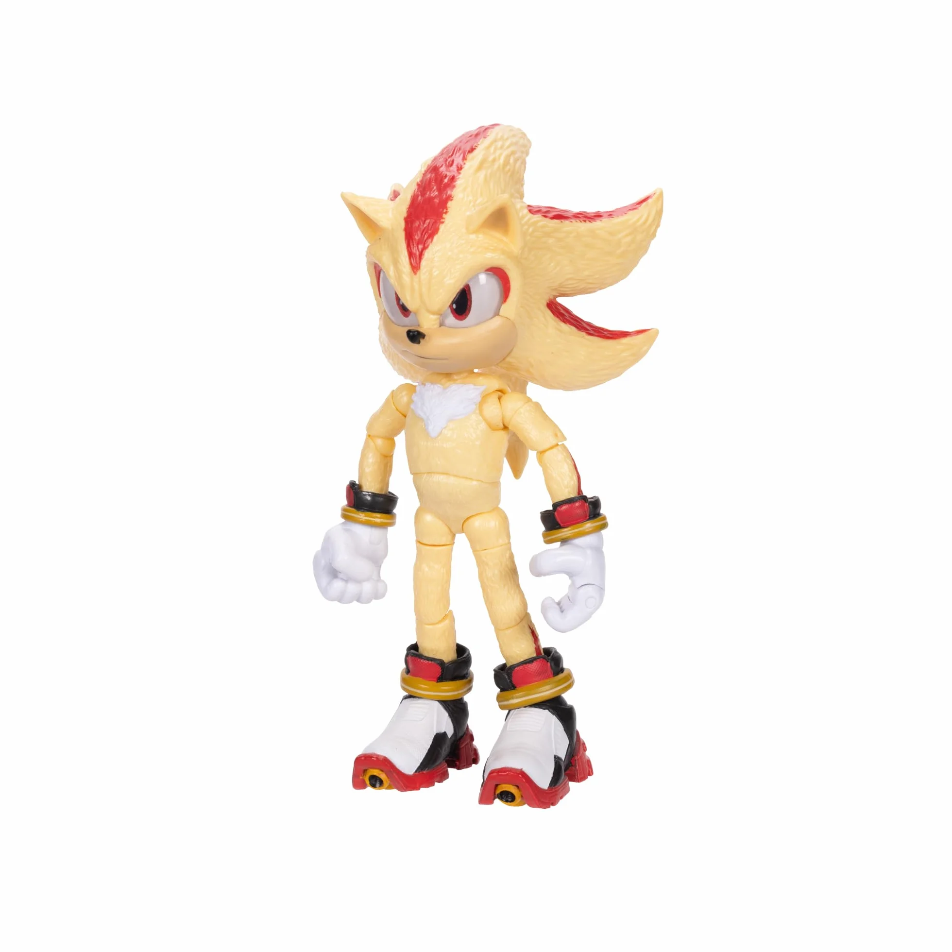 Sonic 3 The Movie Super Shadow Figurka z przegubami, oficjalna licencja, 12,5 cm, rzeczywiste szczegóły, figurki kolekcjonerskie, dla fanów, pomysł na prezent dla dzieci od 3 lat