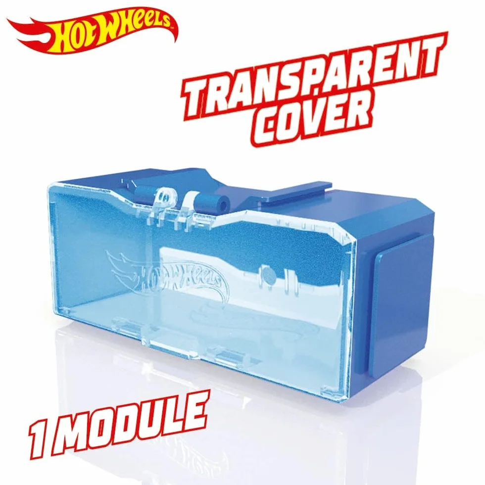 Hot Wheels Etui samochodowe Multibrick na 28 aut, wielokolorowe z uchwytem