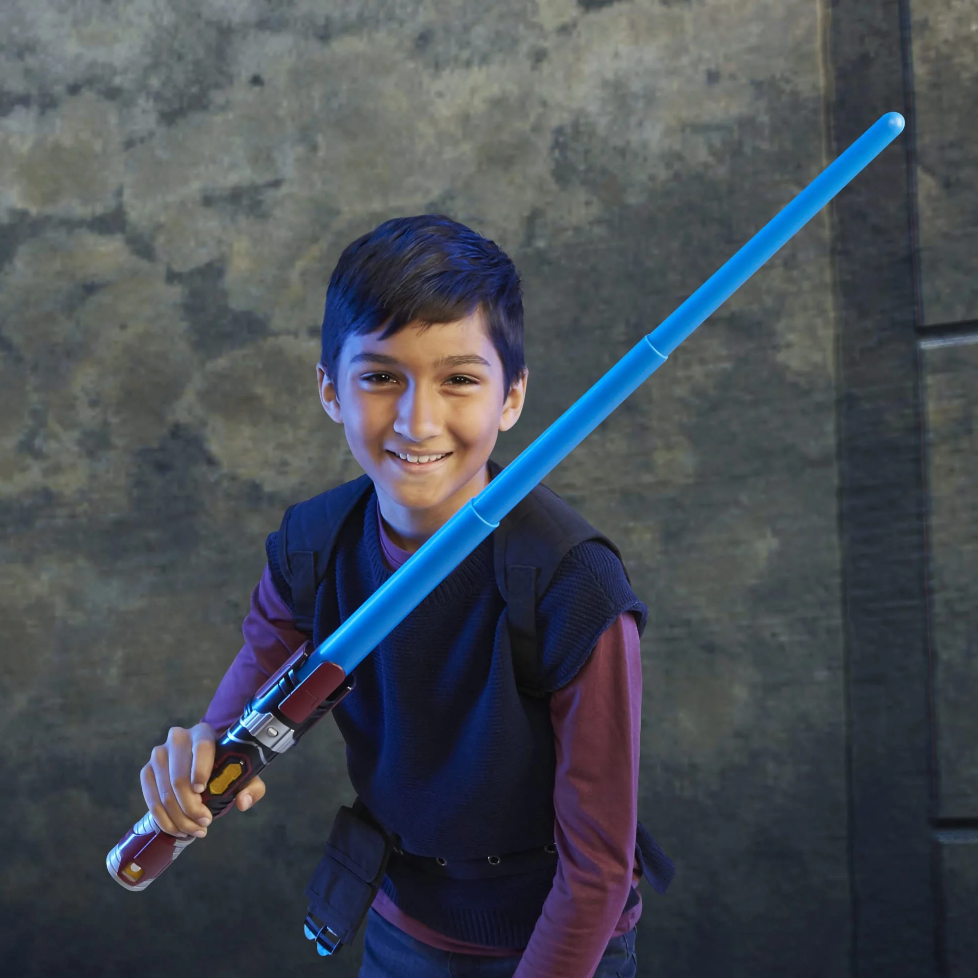 Star Wars Lightsaber Forge, miecz świetlny Anakin Skywalker z niebieskim ostrzem, możliwość personalizacji, dla dzieci od 4 lat