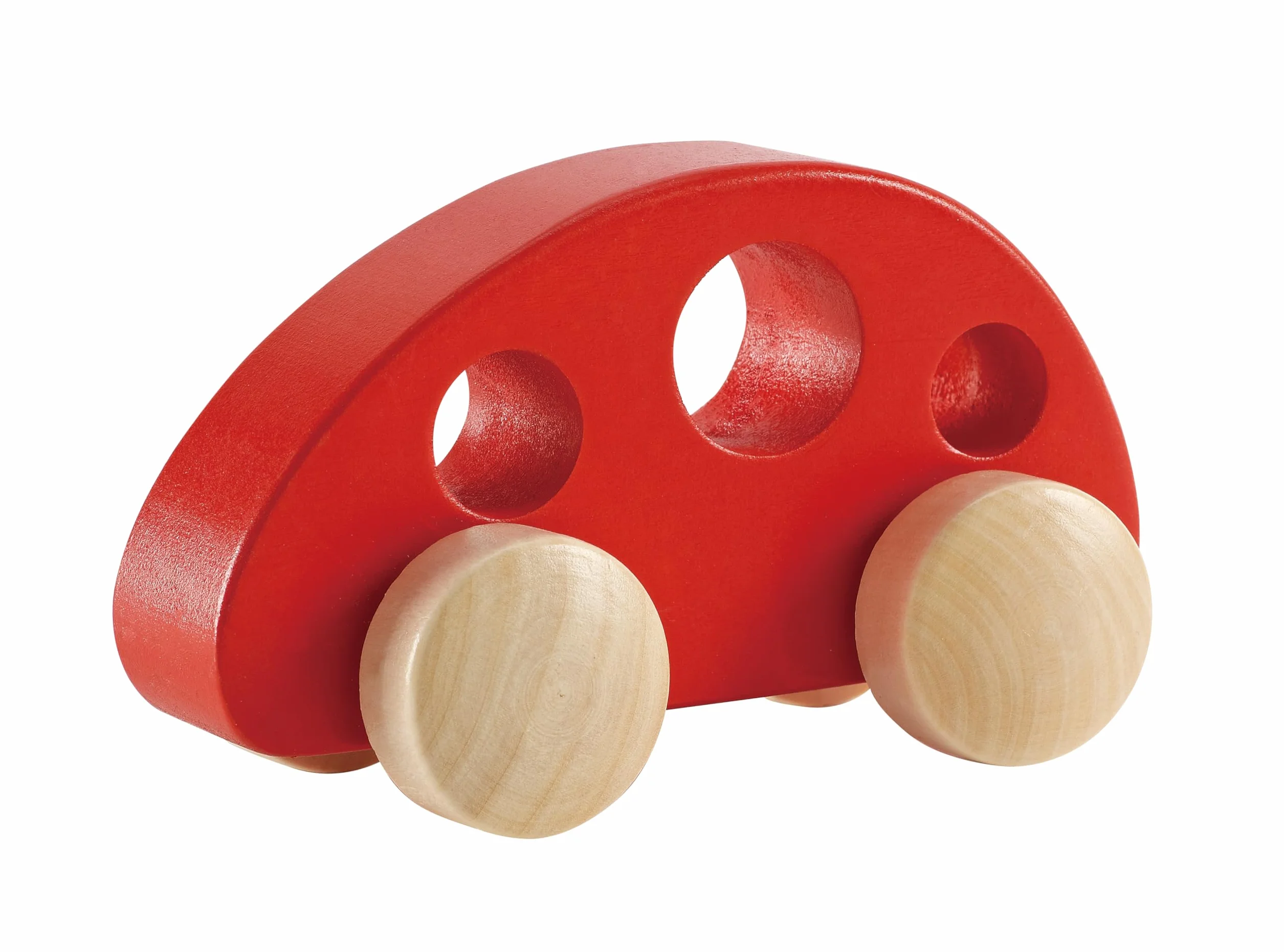 Hape E0052 Mini Van - Mini Van - Wooden Push and Pull Along Toy - Suitable for 10 months and up