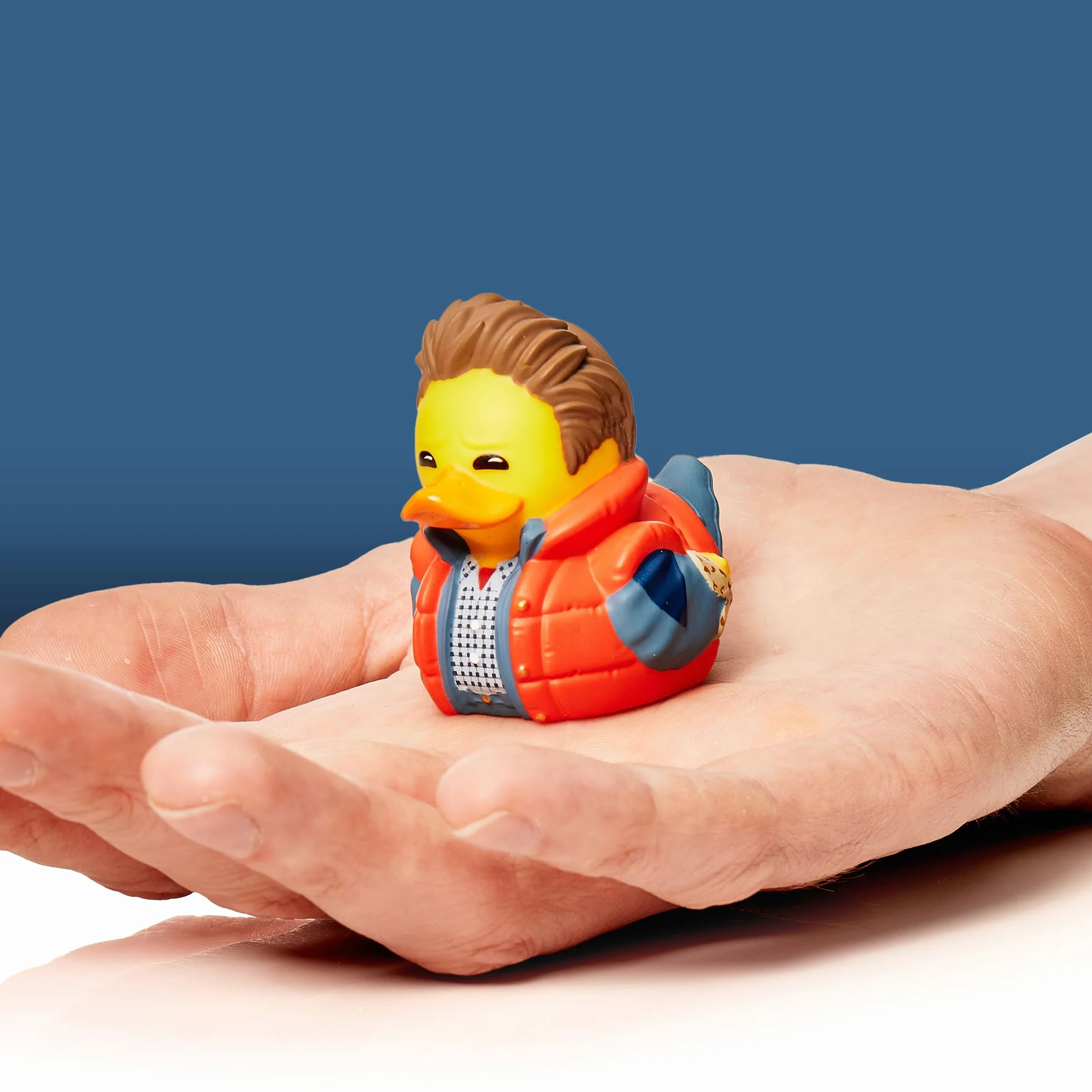 TUBBZ Mini Marty McFly kolekcjonerska winylowa gumowa figurka kaczki – oficjalny produkt Back to the Future – filmy akcji retro i telewizja