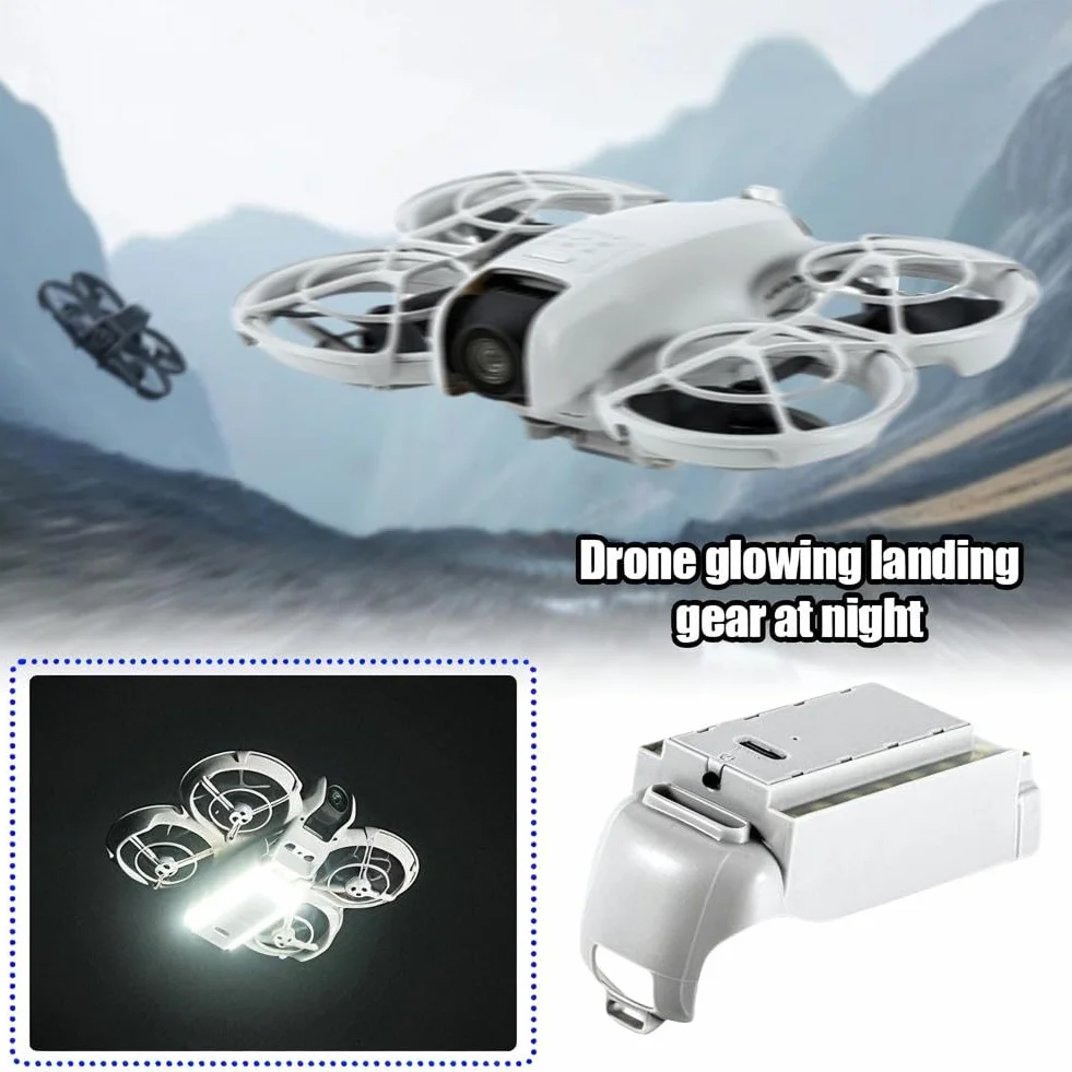 DJI NEO LED Drone Night Luminous Light Statyw Akcesoria Szperacz Nocny Lot Światło Reflektor do DJI NEO Akcesoria, Nocne Wypełnienie Stroboskopowe Światło z Uchwytem Montażowym Antykolizyjny do DJI