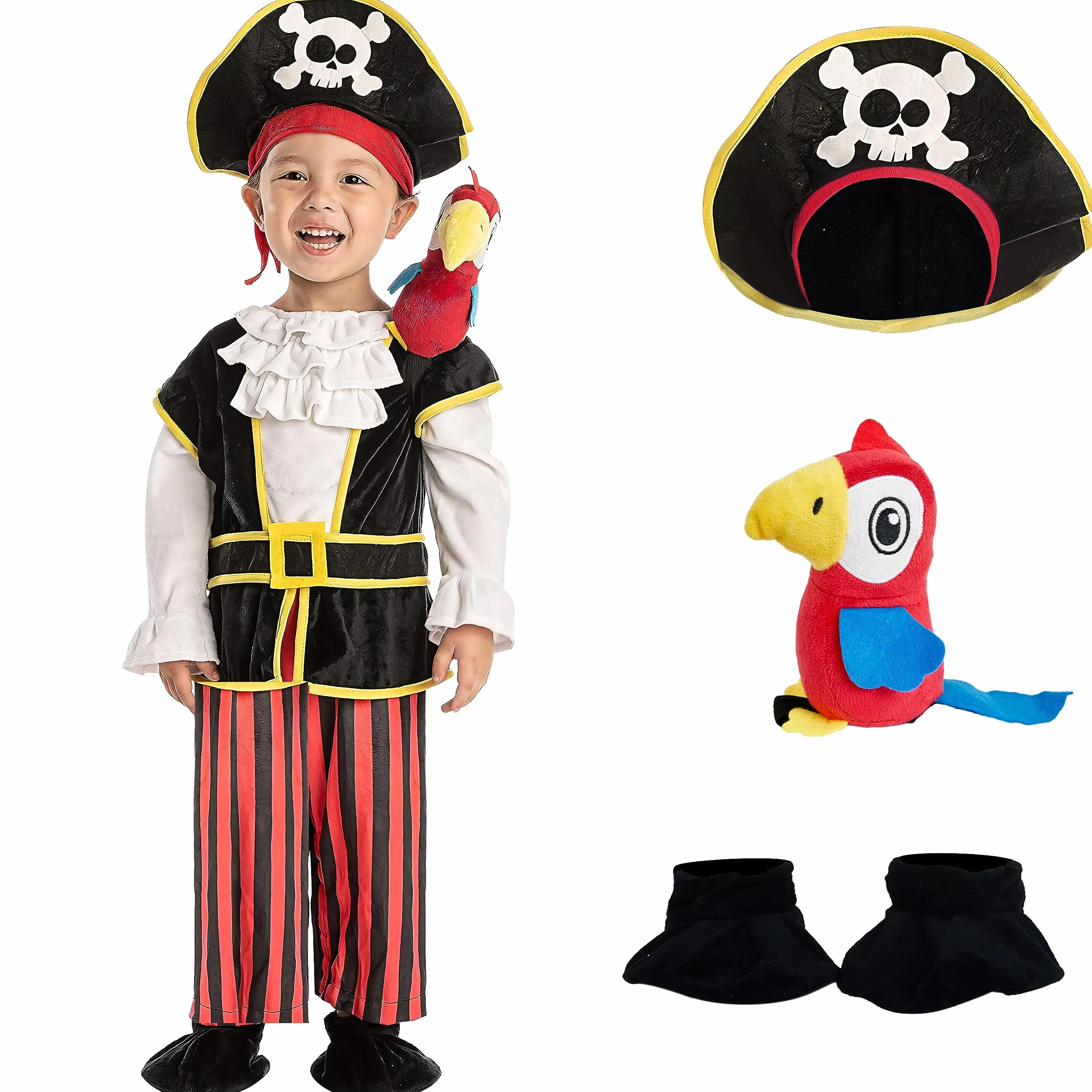 Spooktacular Creations Kostium pirata dla niemowląt na Halloween Cukierek albo psikus