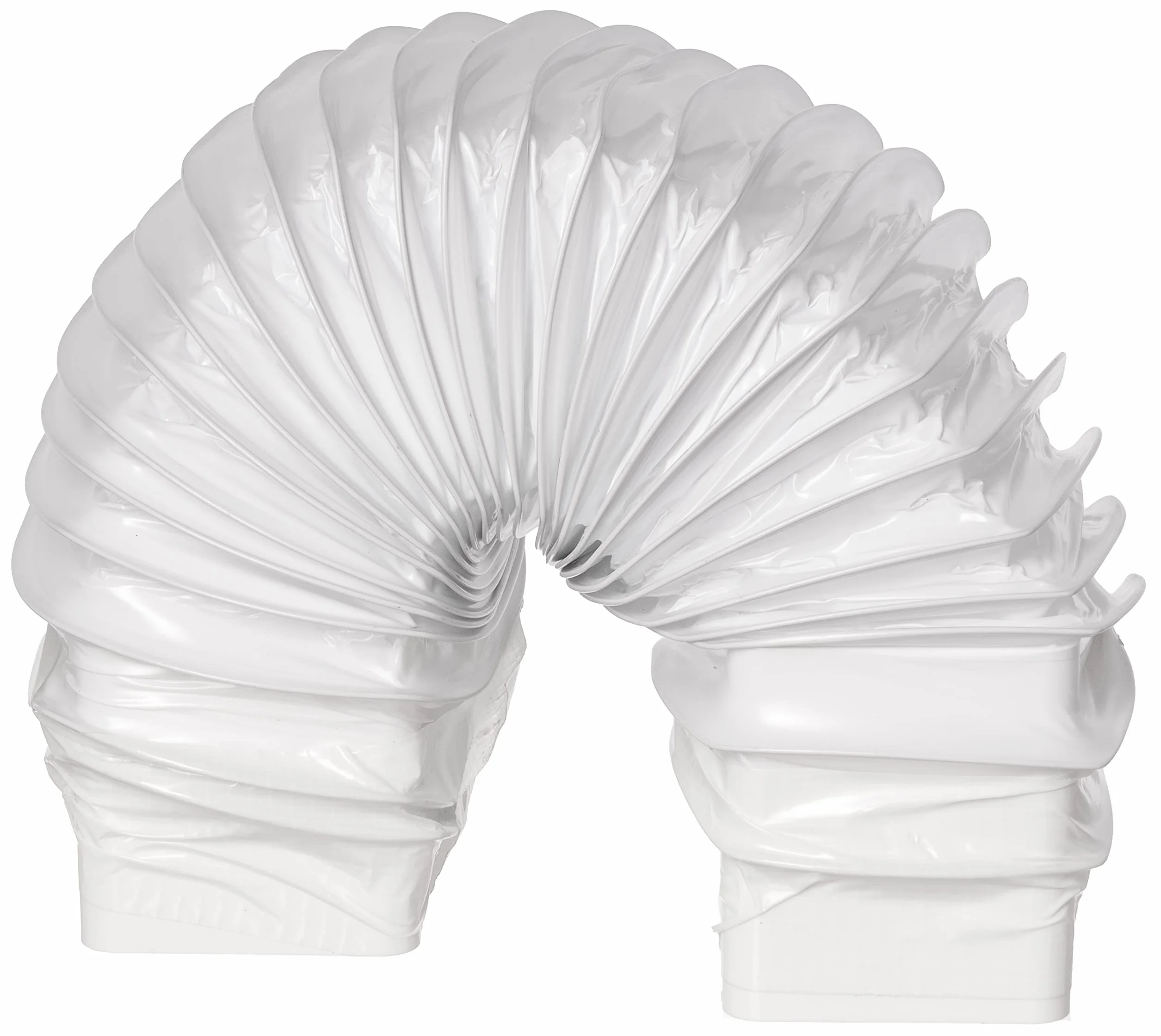 110 x 55 mm / 0,5 m PVC elastyczny kanał ze złączem, wąż wentylacyjny do płaskich kanałów, wąż wylotowy do klimatyzacji, suszarki bębnowej, okapu kuchennego