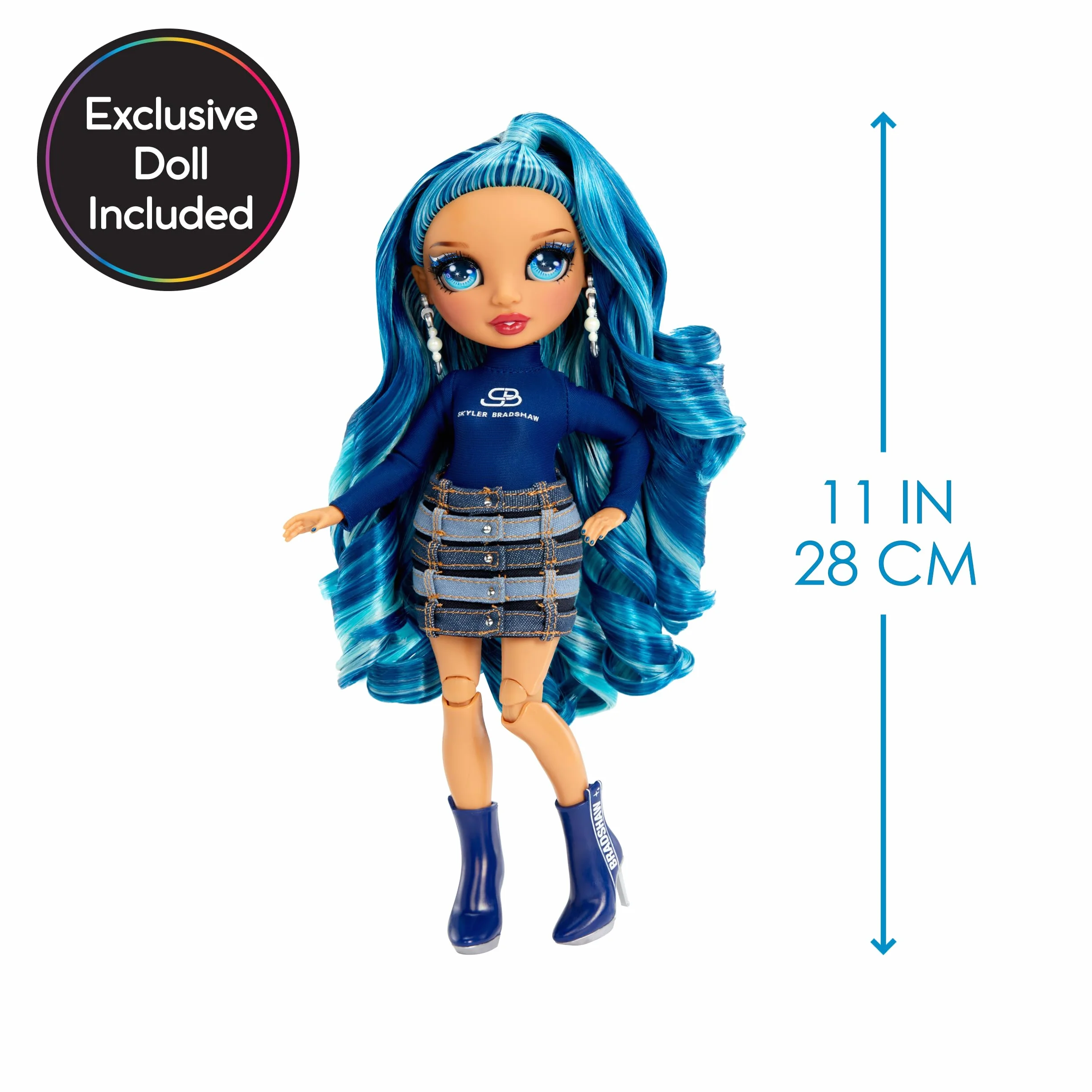 Rainbow High Dream & Design Fashion Studio Playset Zestaw Projektanta Mody z Lalką Skyler Bradshaw