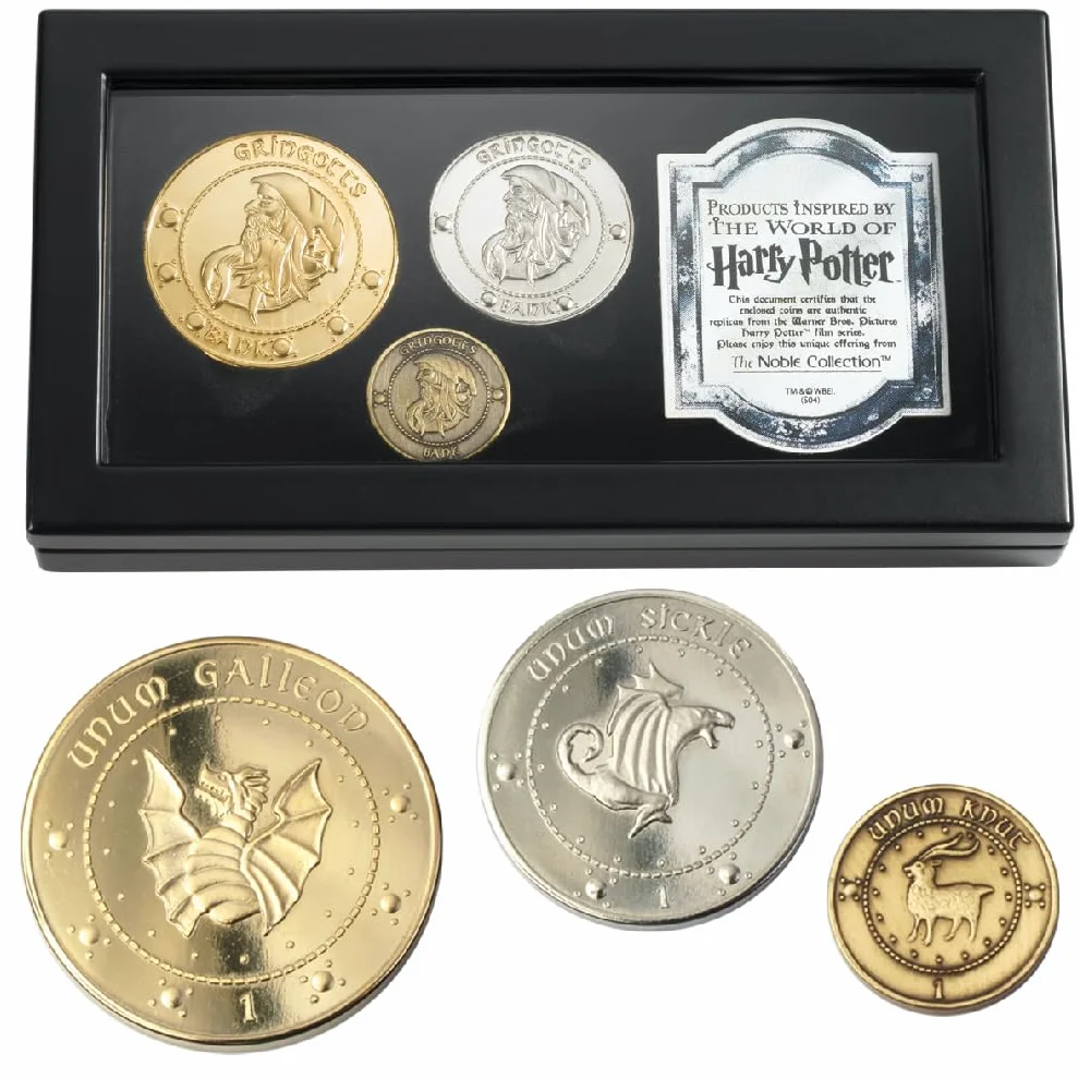 The Noble Collection Kolekcja monet bankomatowych Harry Potter Gringotts