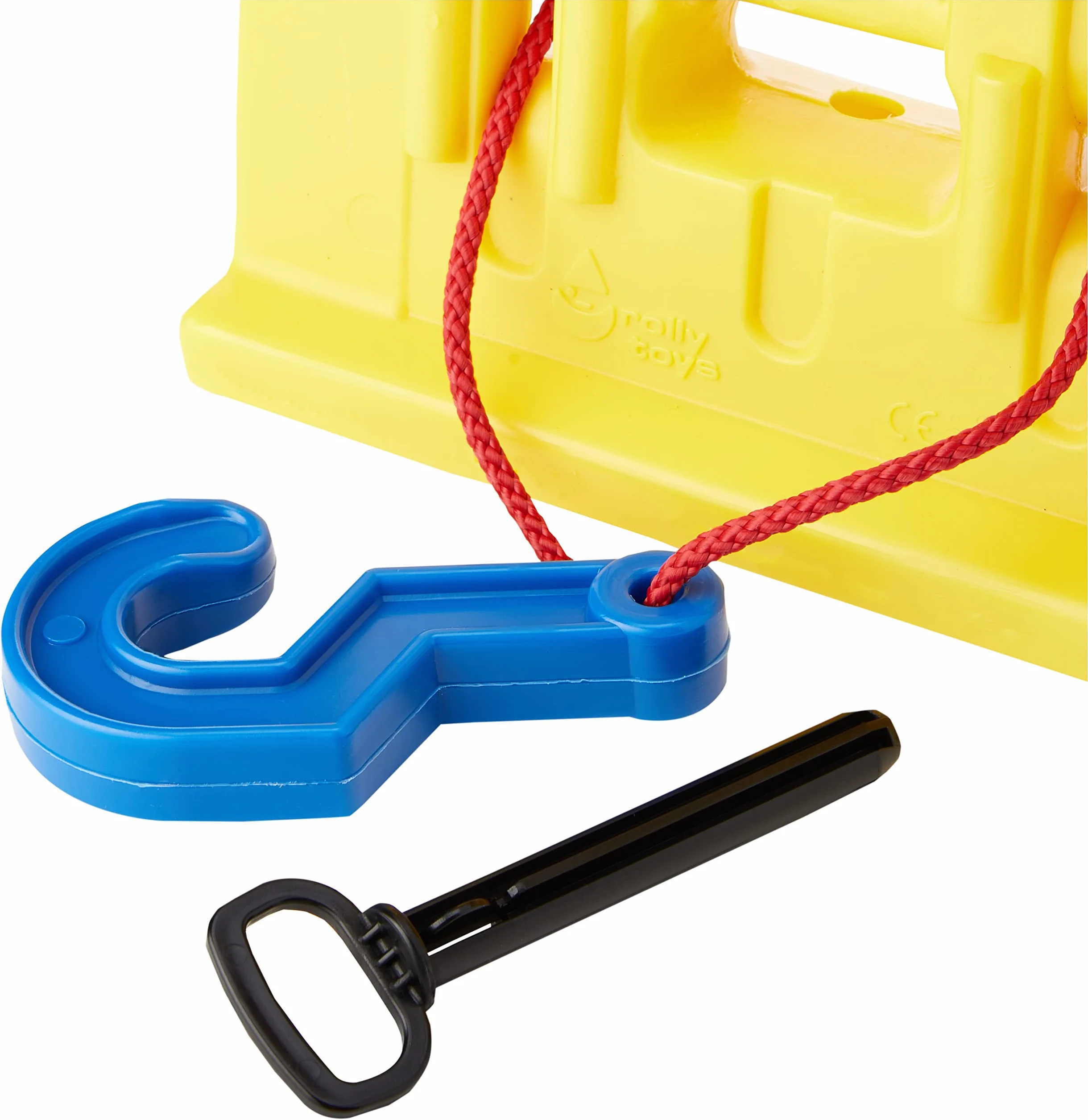 Rolly Toys S2640900 Power Winch wciągarka linowa (do traktorów na pedałów, dla dzieci od 3 lat, do sprzęgła przedniego i tylnego) 409006