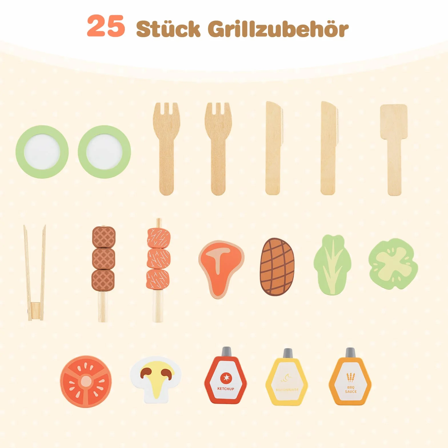 COSTWAY Kuchnia błotna dla dzieci na zewnątrz, grill dziecięcy z akcesoriami do grilla, zestaw do zabawy z płytą i zlewozmywakiem, kuchnia do zabawy, kuchnia outdoorowa dla chłopców i dziewczynek od 3