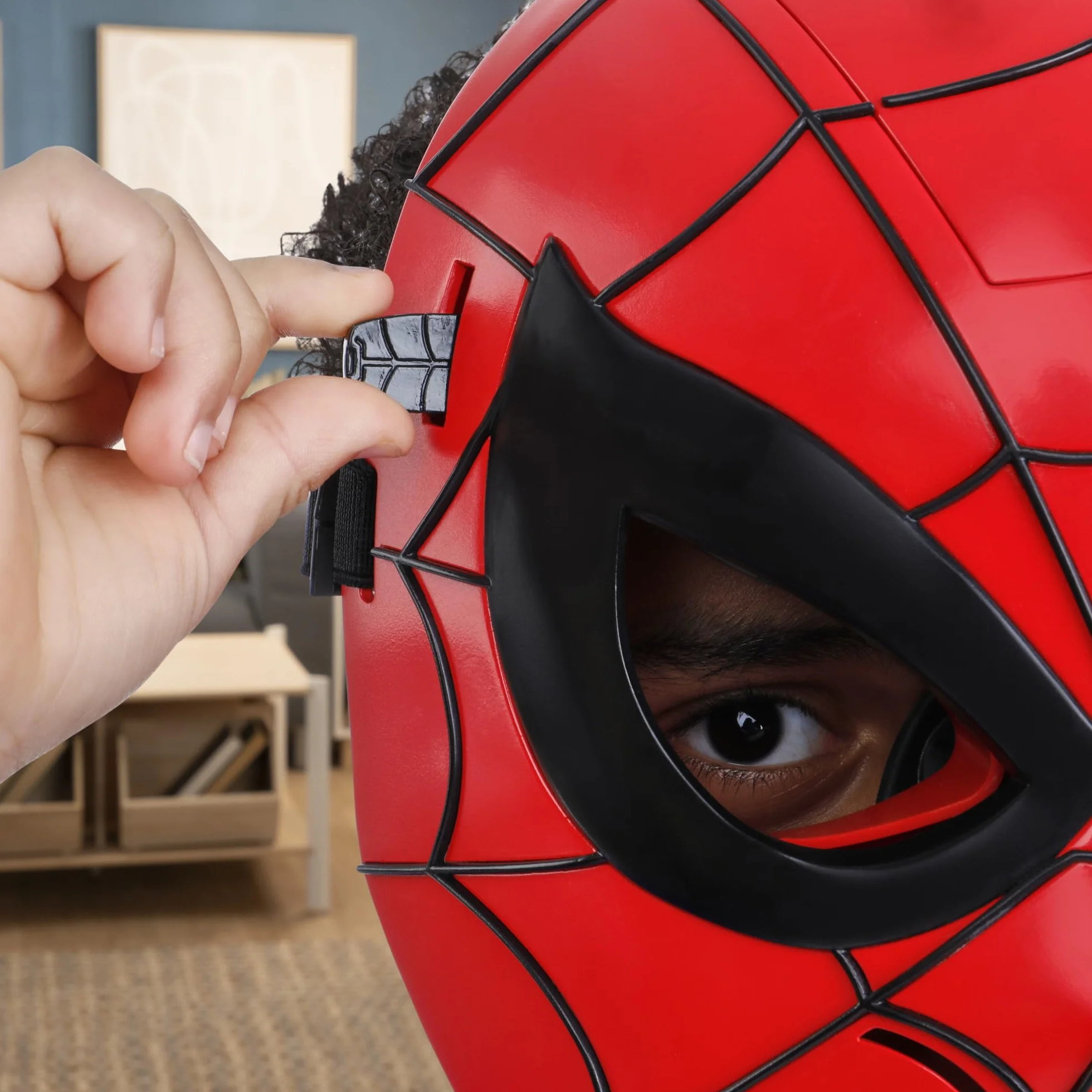 Hasbro Maska Marvel Spider-Man Glow FX, zabawka tematyczna