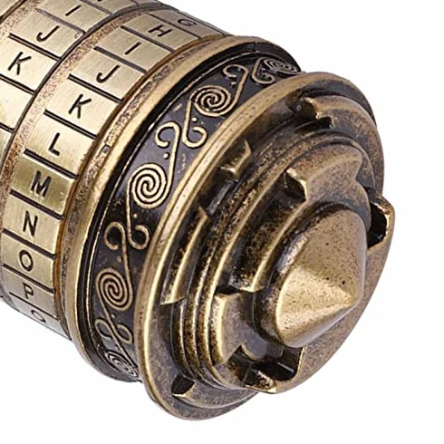 Cryptex, Secret Box Kod z Ukrytymi Przedziałami Kod Mini Kryptex Puzzle Puzzle Fajne Romantyczne Urodziny za Pudełko na Prezenty