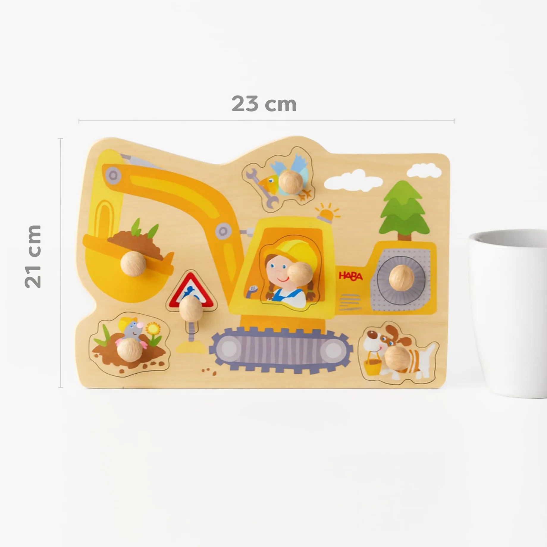 Greifpuzzle Bagger