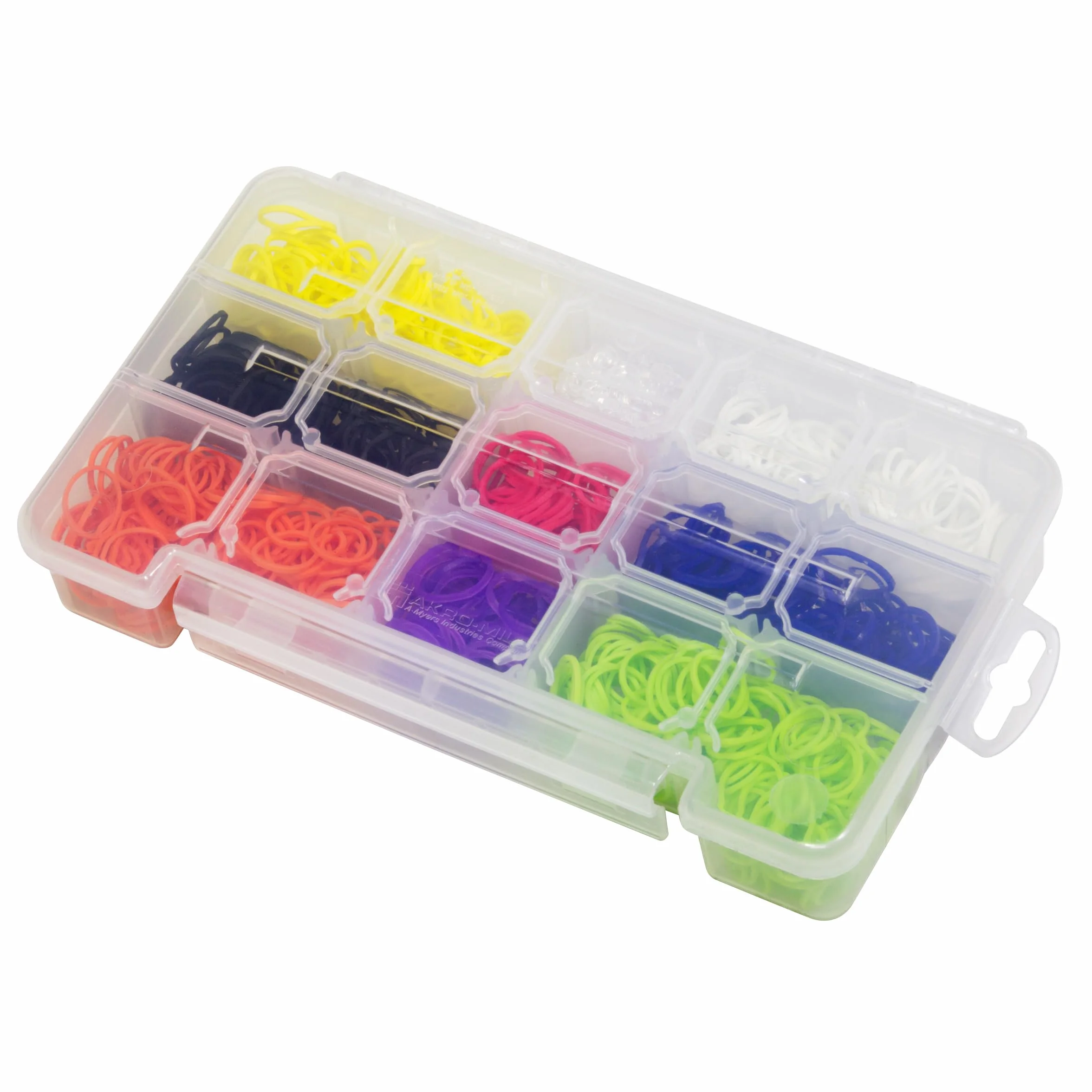 Akro-Mils 5705 plastikowe części etui do przechowywania sprzętu i rzemiosła, małe, przezroczyste