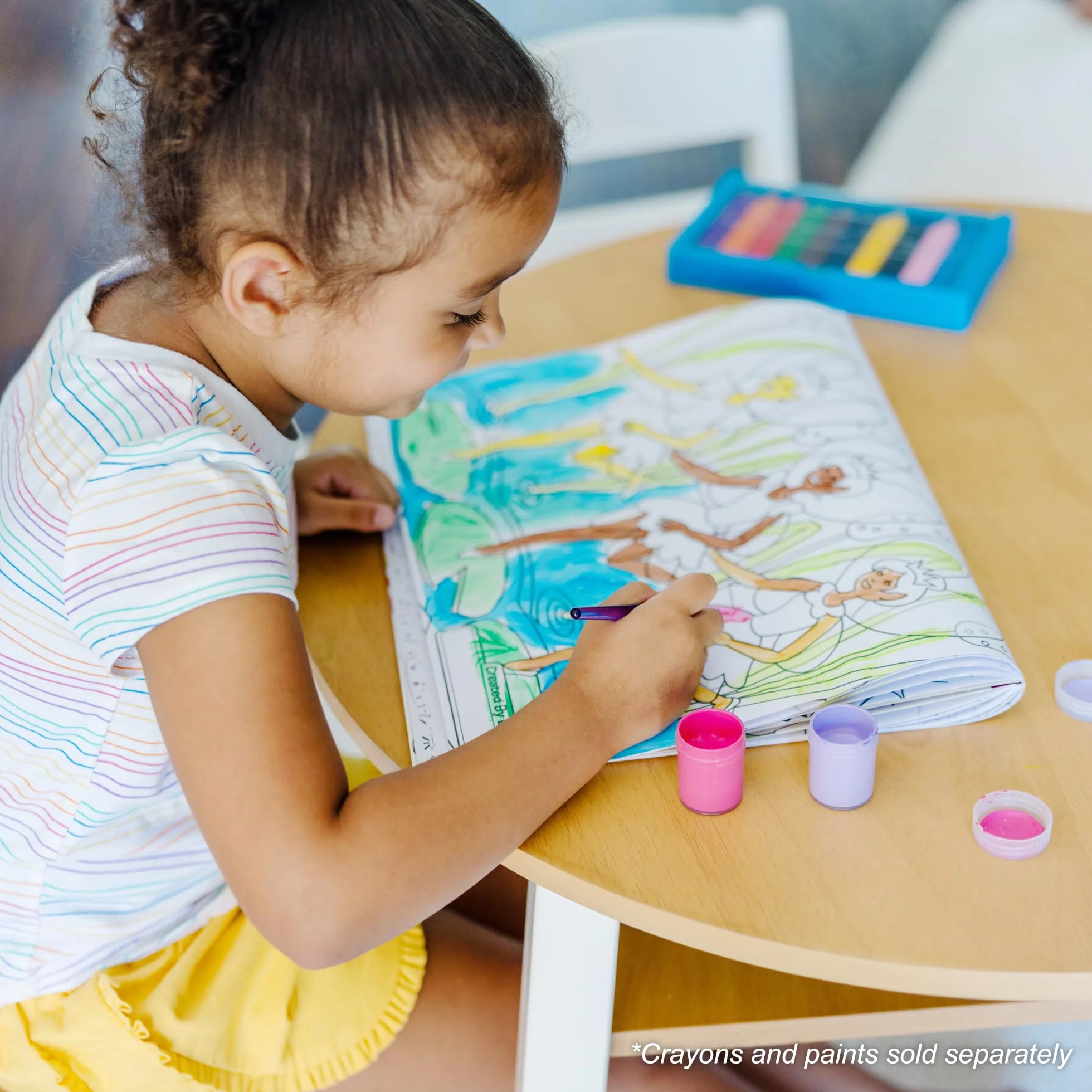 Melissa & Doug duża kolorowanka różowa blok z zadaniami 3+ prezent dla chłopca lub dziewczynki