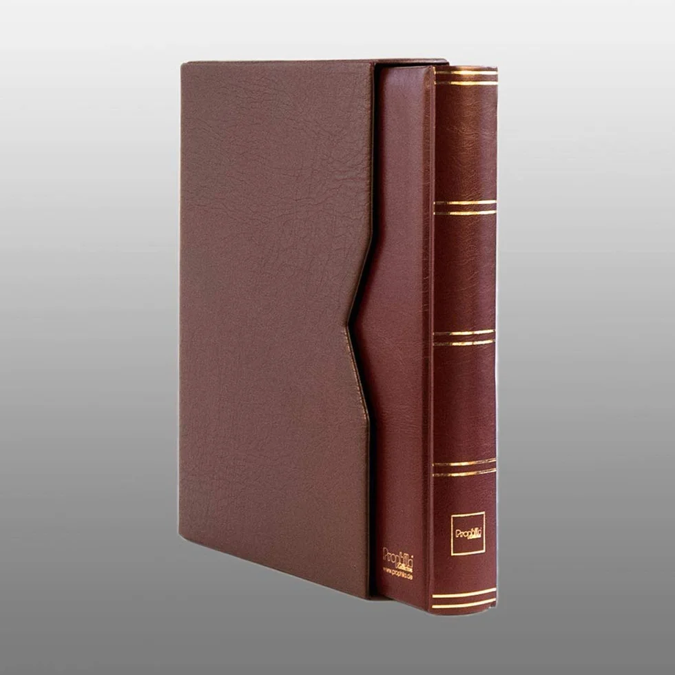 Prophila Leuchtturm 60 czarnych stron z czerwonym pudełkiem