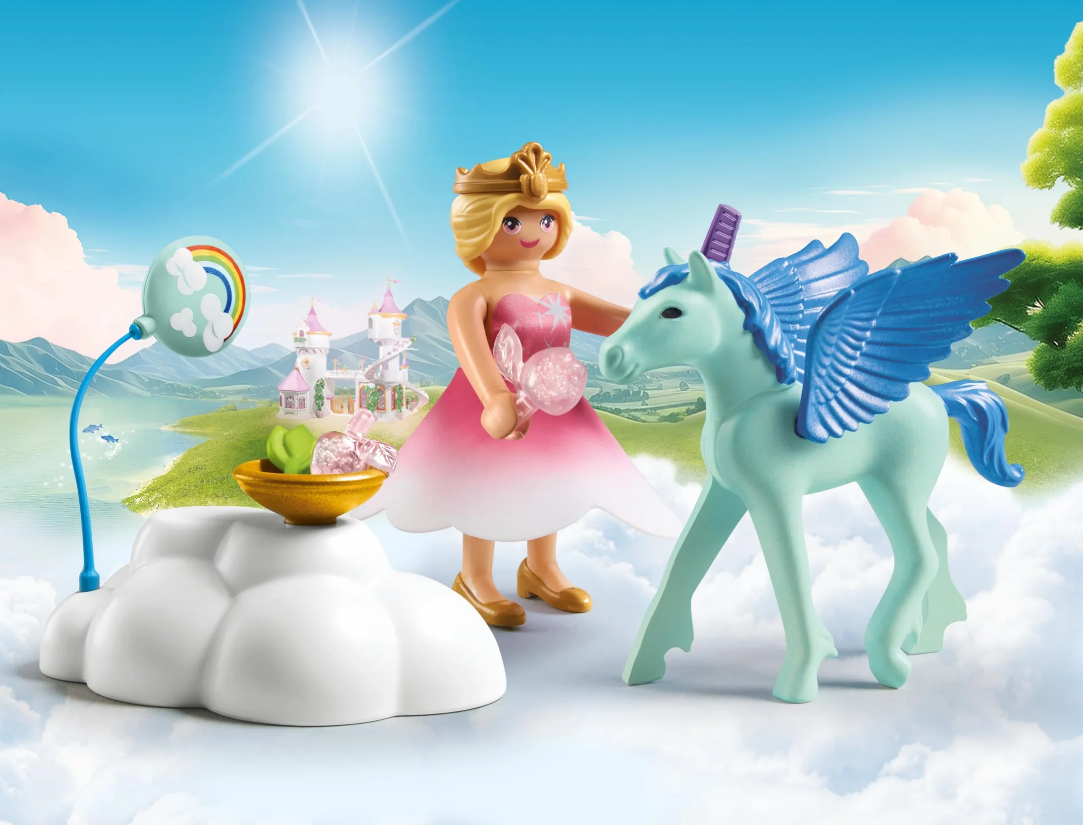PLAYMOBIL 71802 Księżniczka i skrzydlaty źrebak z chmurą