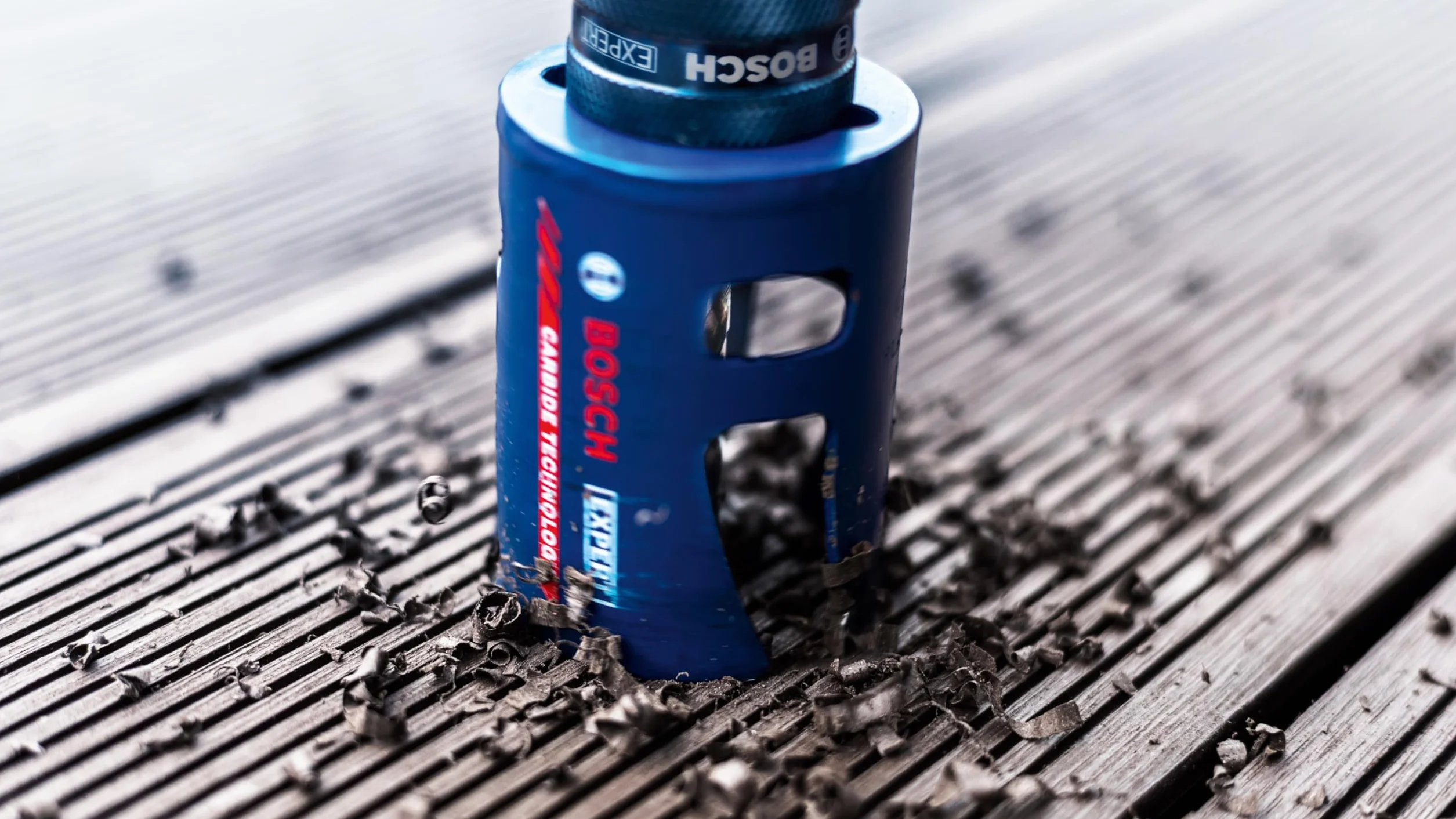Bosch 11x Zestawy piły otwornic EXPERT Construction Material (do Miękkie drewno, Płyta wiórowa, Ø 20-76 mm, Professional Akcesoria Wiertarki/Wkrętarki)