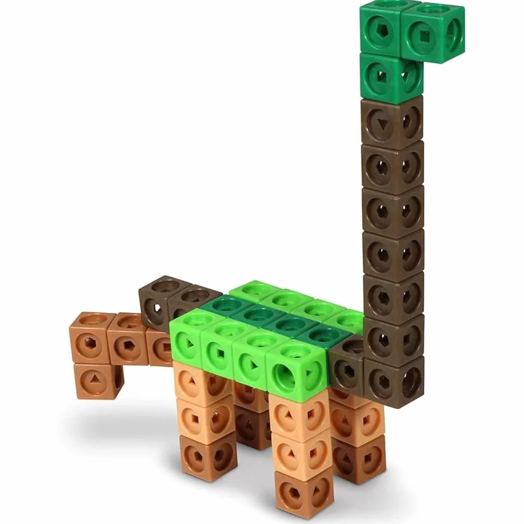 Learning Resources MathLink Kostki Dino Czas Wczesne Matematyka 115-Kawałek Aktywność Zestaw