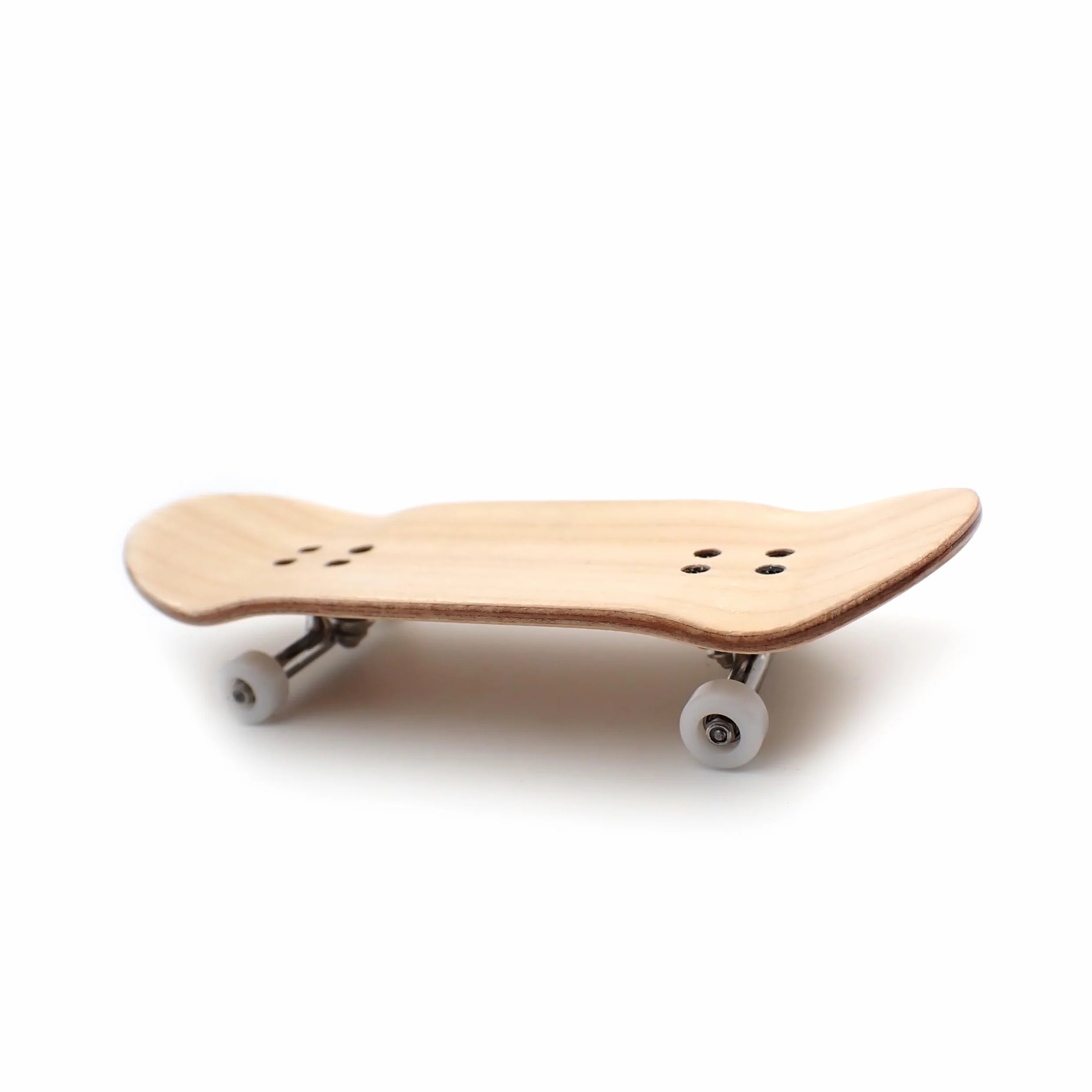 SPITBOARDS 36mm Fingerboard Complete Wood Pro Set-Up (Pre-Assembled, Handcrafted 5-Layers), 36 mm Pro Trucks, CNC Bearing Wheels, Lasered Foam Grip Tape (Lasered Deck Size: 36 x 96 mm), 'Maple Wood'