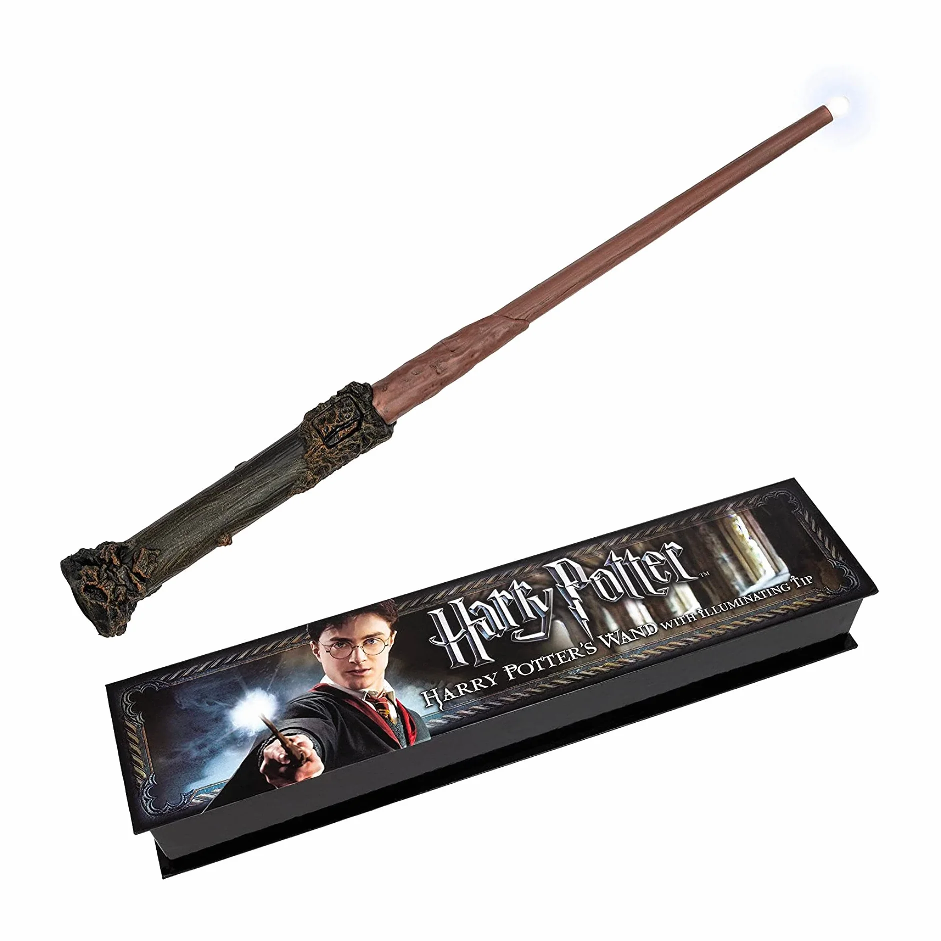 The Noble Collection Harry Potter Wand with Illuminating Tip
