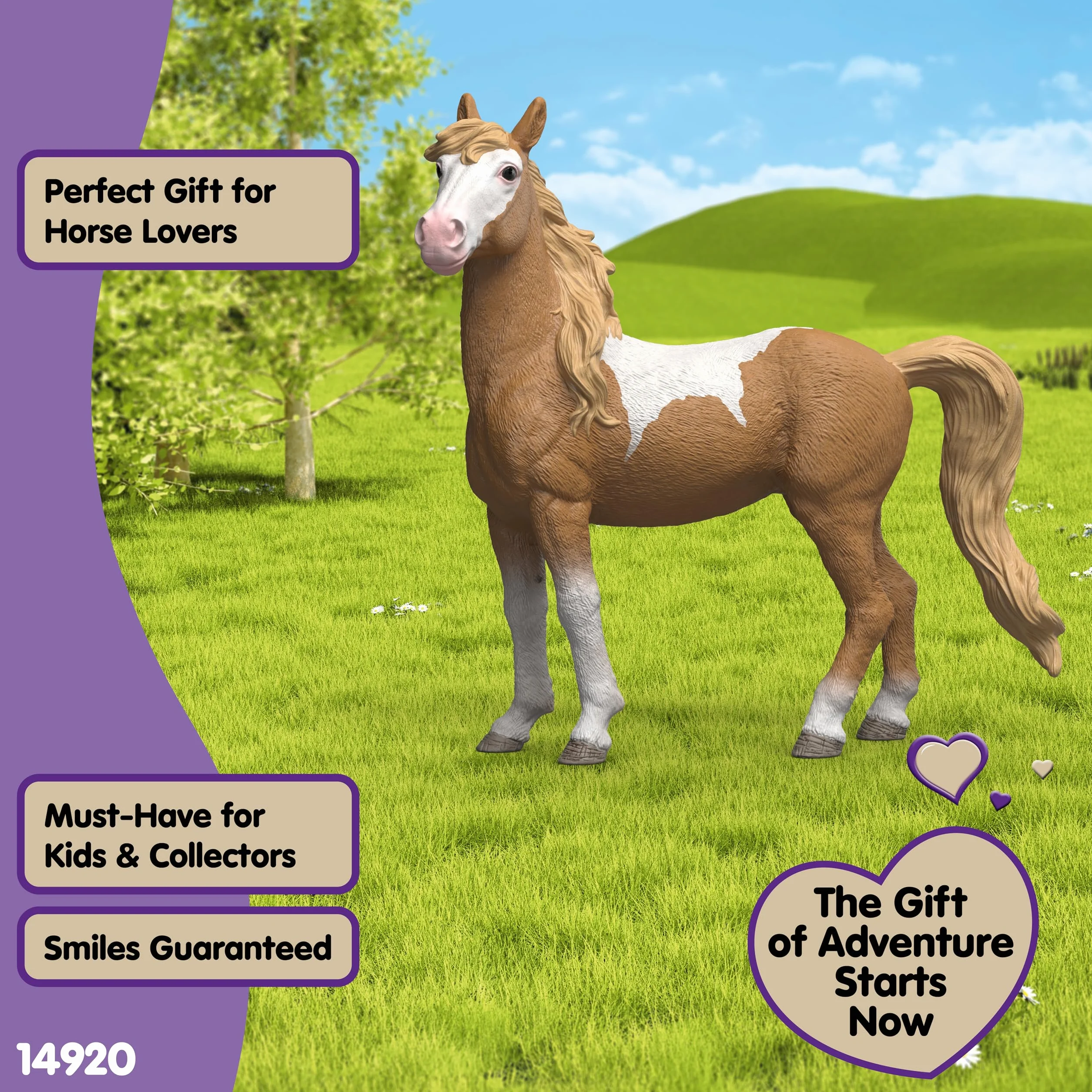 Schleich HORSE CLUB Klacz Mustang 14920 Figurka Konia Zabawka od 5 lat 17 x 4 x 11 cm