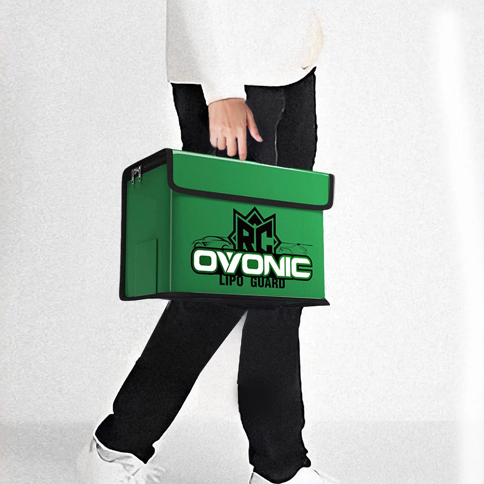 OVONIC Lipo Safe Bag Ognioodporna torba do przechowywania baterii Lipo o dużej pojemności do ładowania i przechowywania