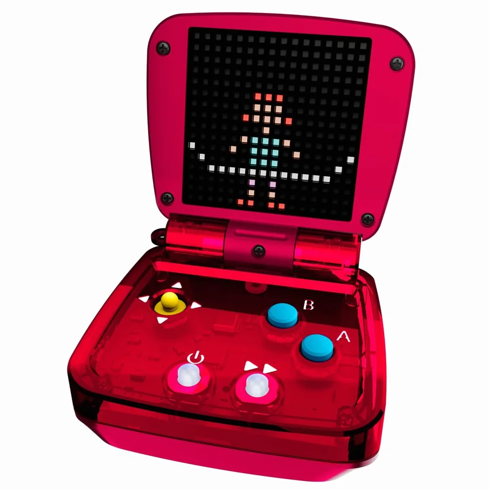 BANDAI TAPTAP Arcade FC34812 Multicolor - Elektroniczne urządzenie do gier w rozmiarze dłoni - Retro, zawiera 10 zabawnych gier wideo, prezent dla osób powyżej 5 lat
