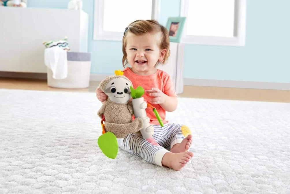 Fisher-Price GHL39 mały leniwiec zabawkowy, wielokolorowy