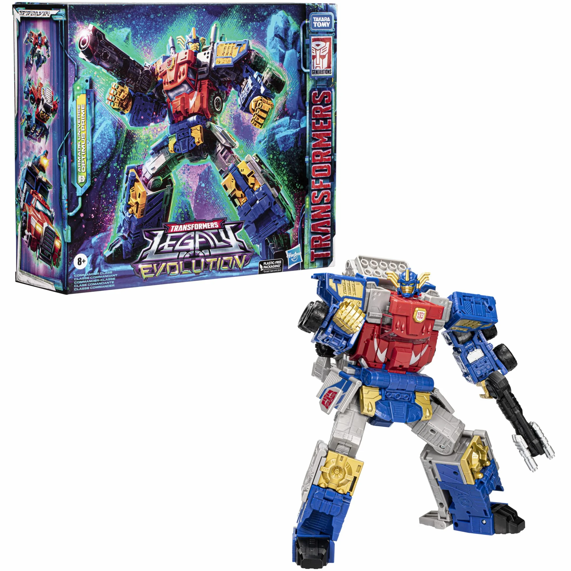 Transformers Optimus Prime Figurka 19 cm Wielokolorowy
