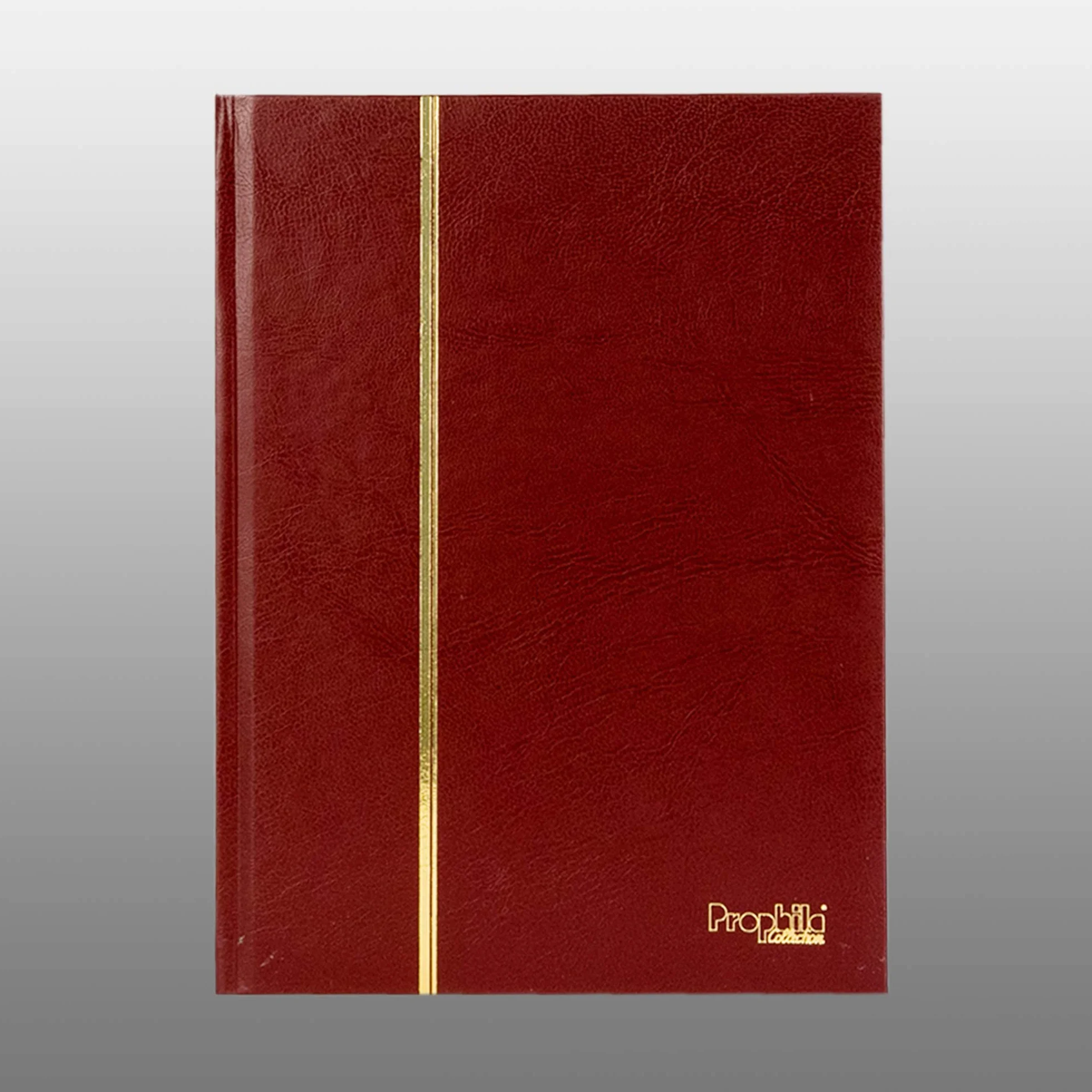 Prophila Collection 16 białych stron A5 znaczek pocztowy okładka czerwona