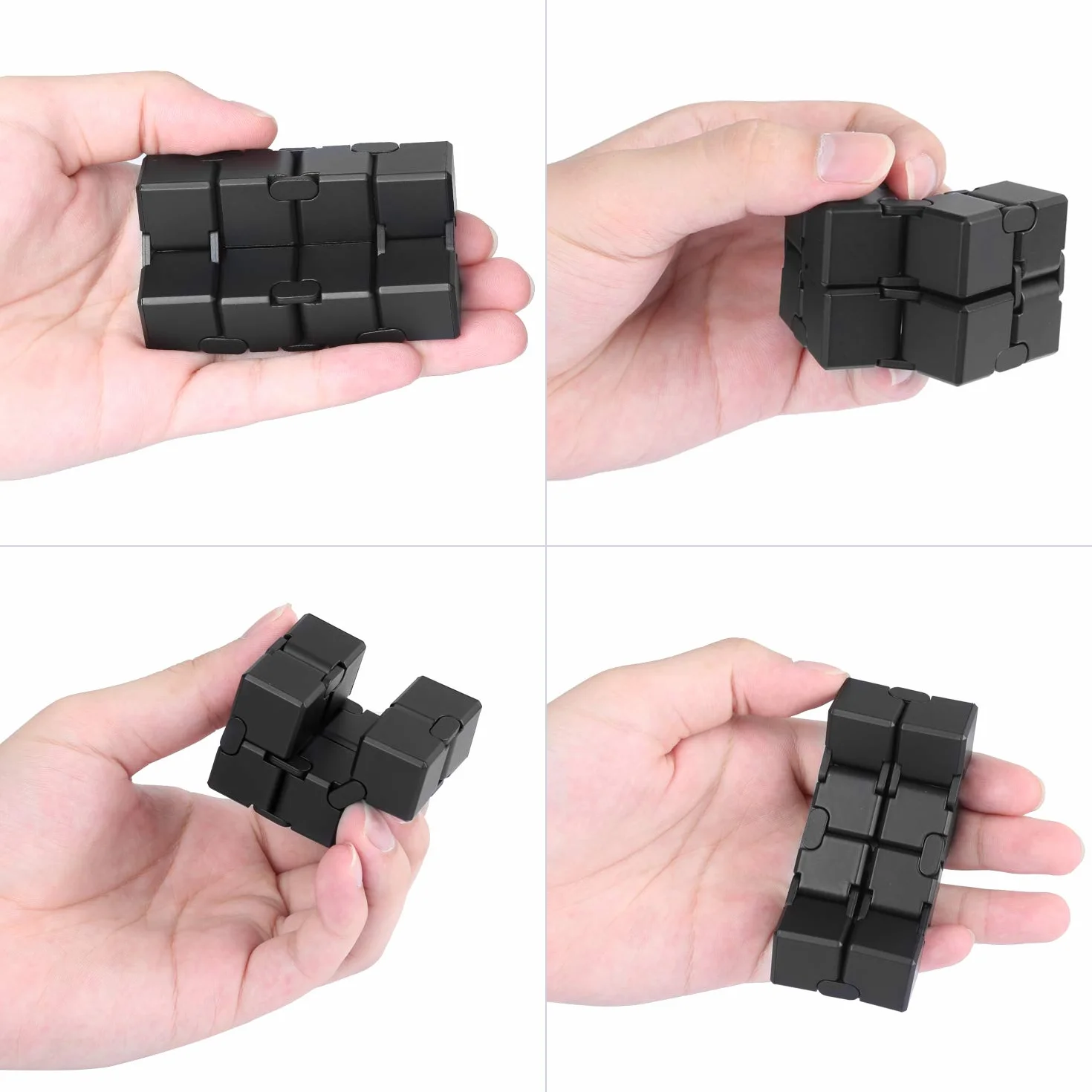 Funxim Infinity Cube, nieskończone zabawki w kształcie kostki, magiczne nieskończone zabawki dekompresyjne z nieskończoną kostką, zabijanie czasu zabawki fidget kostka łagodząca stres