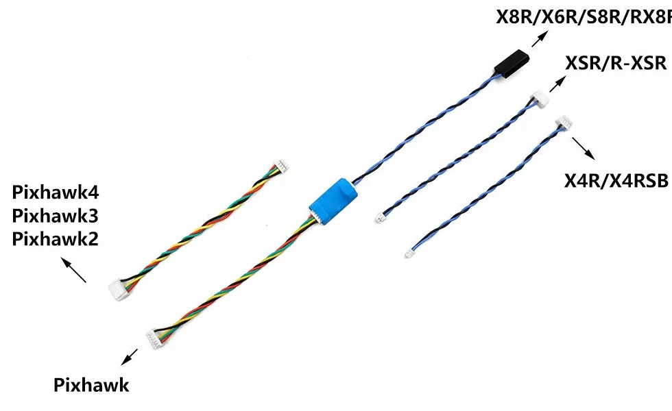 FrSky Yaapu Telemetria Kabel Pixhawk do Horus X10S X12S Taranis X9DP QX7 X7S Smart Port Receiver X8R X4R XSR RS8R