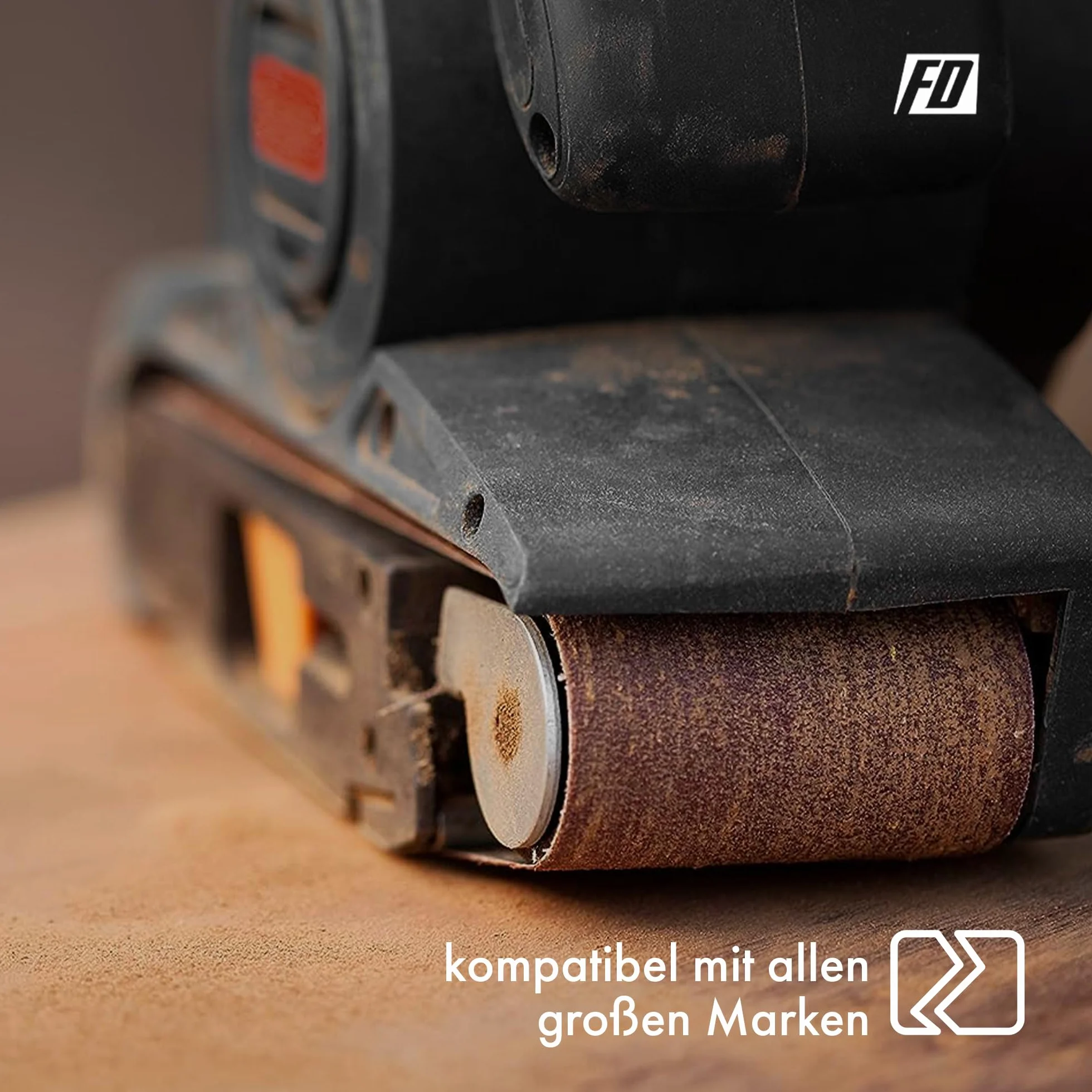 Taśmy szlifierskie tkaninowe │ 25 sztuk │ 75 x 533 mm │ po 5 x ziarnistość 40/60/80/120/180 │ do szlifierki taśmowej │ papier ścierny │ zestaw taśm szlifierskich