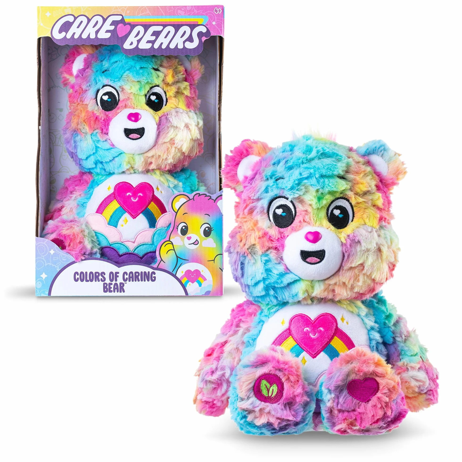 Care Bears 35cm Cozy Collection - Caring Colours Bear