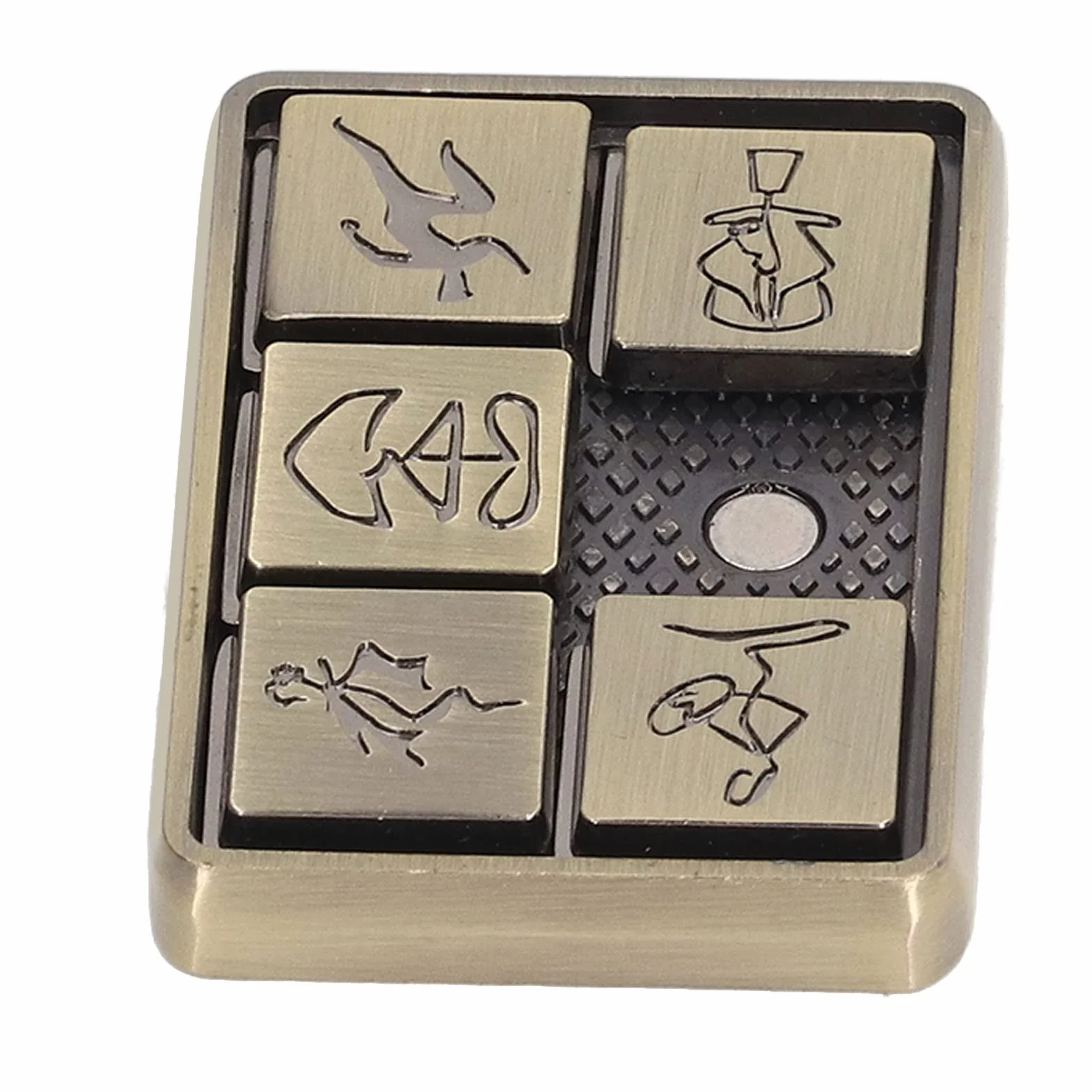 Push Slider Zabawki , Wykwintne Specjalne Wzory Magnetyczny Suwak na Opuszkach Palców, Metalowy Suwak Fidget dla Dorosłych, ADHD Fidget Toys Adult, Push Slider Toy