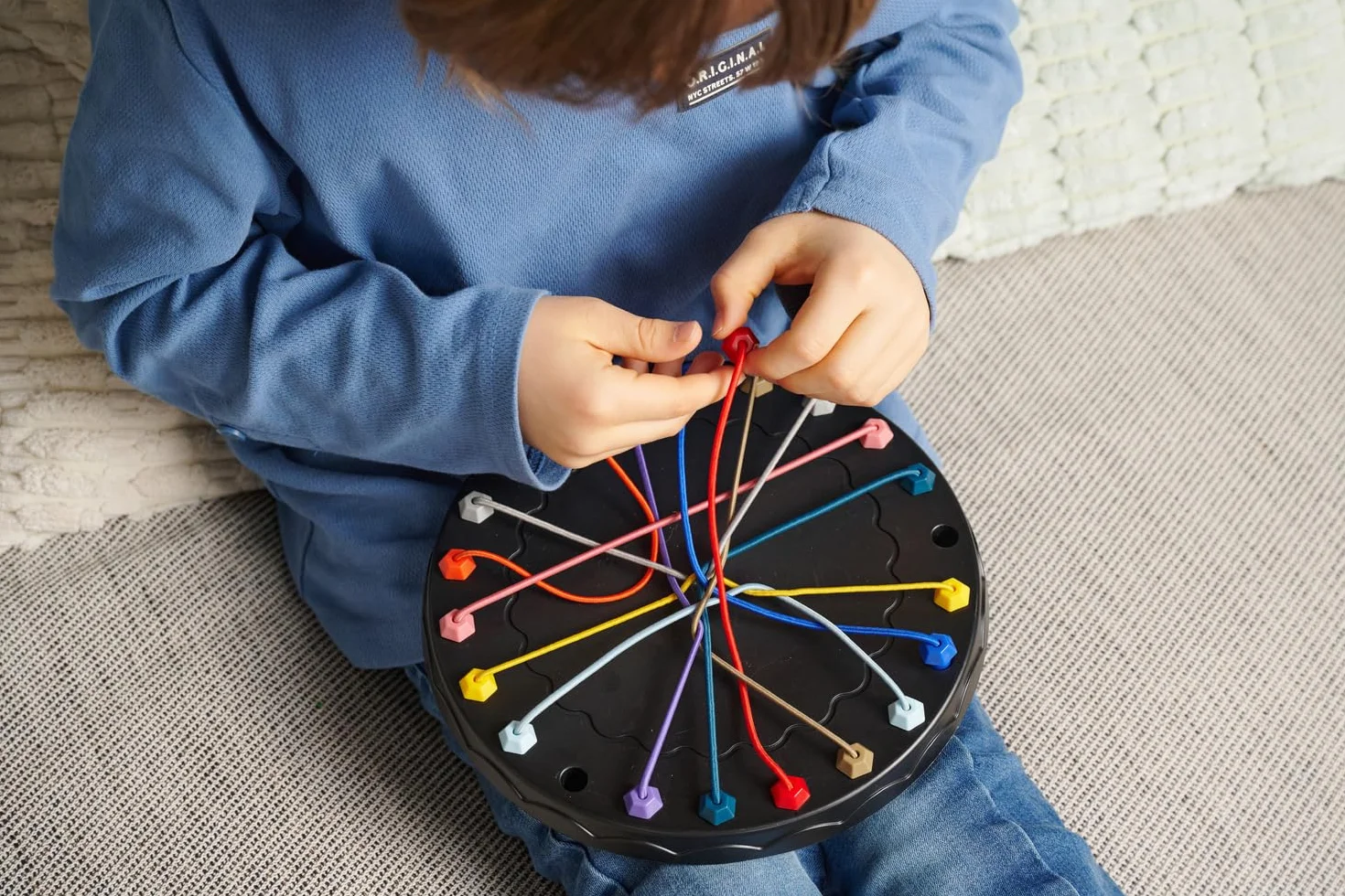 Noris IQ Rope – trudna gra logiczna z linkami do nakładania, zmienny stopień trudności, wspiera umiejętności myślenia i motorykę precyzyjną, gra edukacyjna, gra myśleniowa, gra logiczna od 6 lat