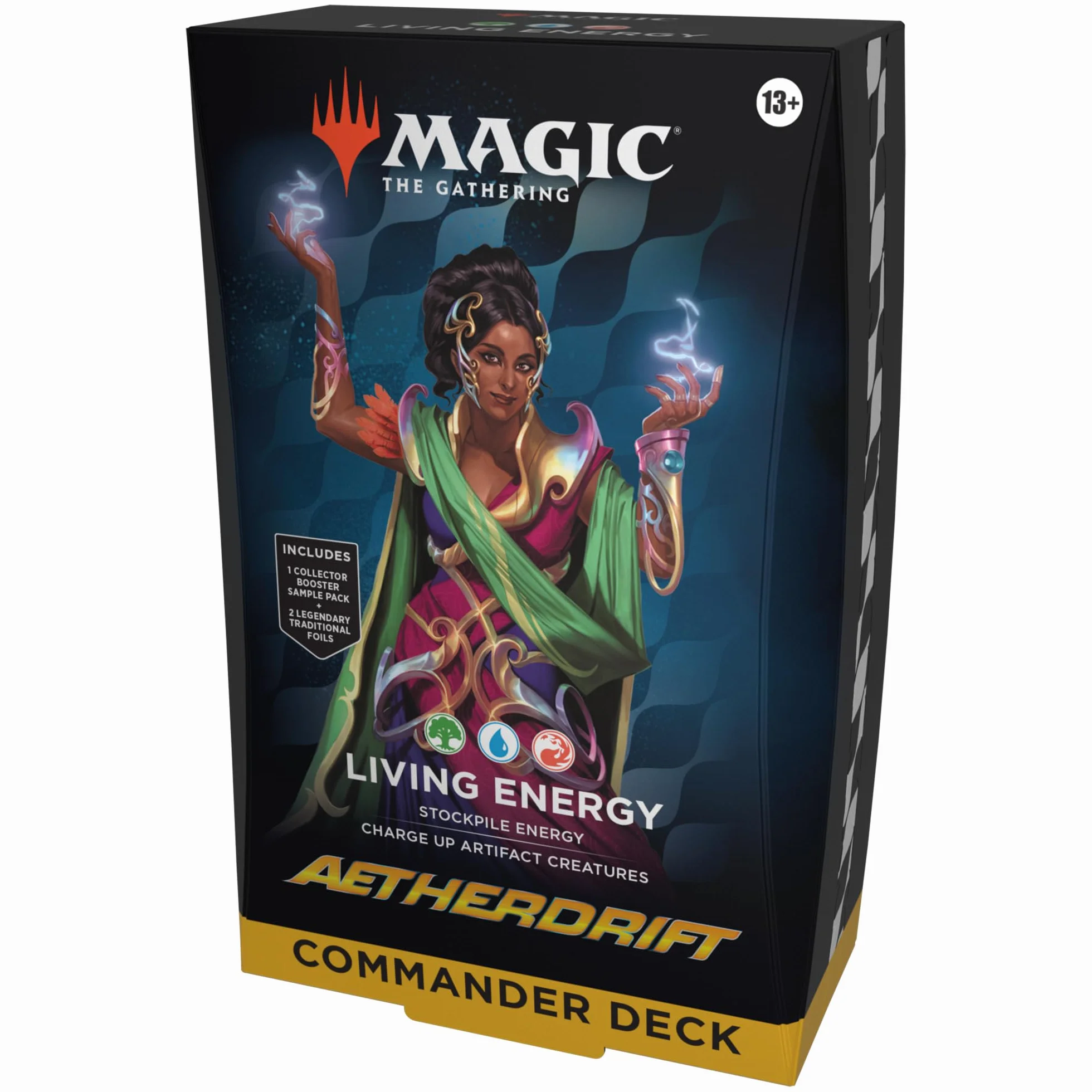 Magic: The Gathering Aetherdrift Talia dowódcy Commander — Living Energy (Wersja Angielska)
