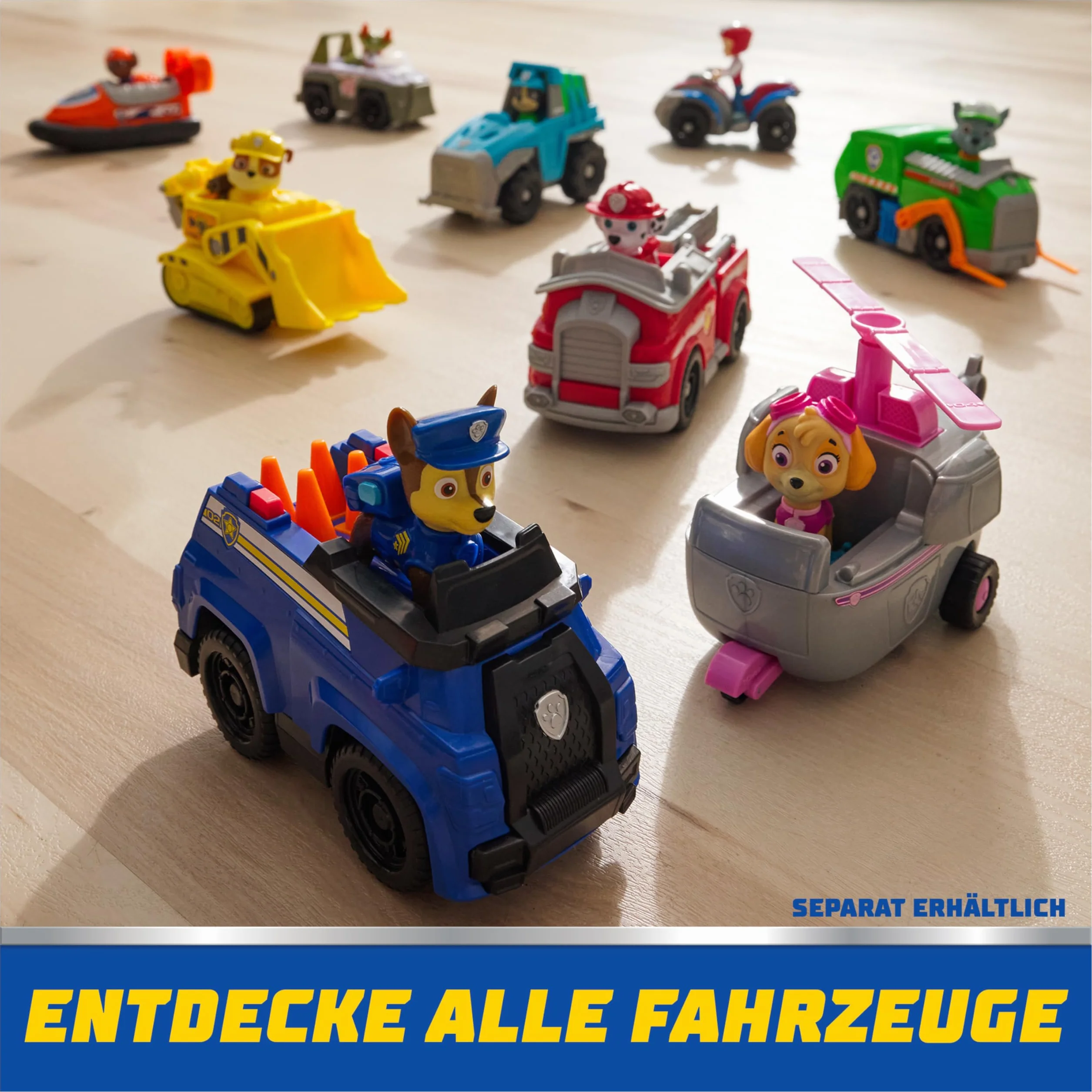 Psi Patrol: Pojazd Podstawowy Chase (Solid)