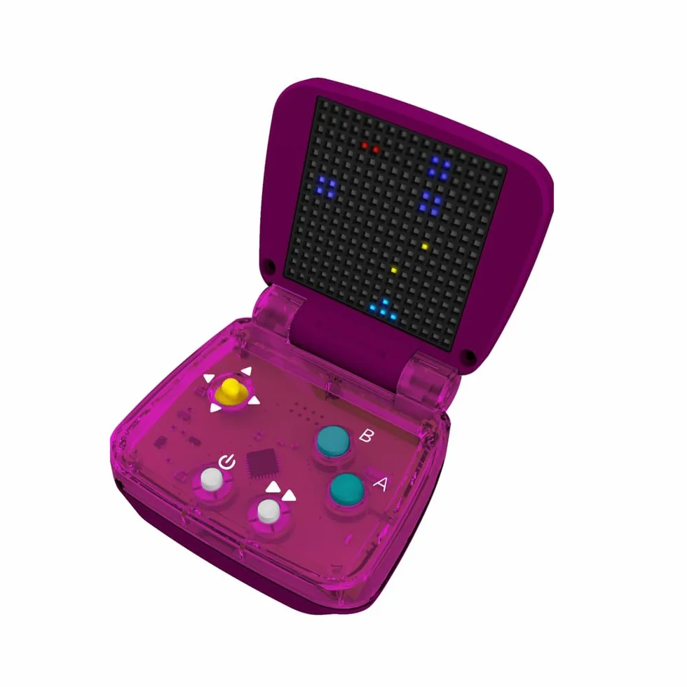 BANDAI TAPTAP Arcade FC34812 Multicolor - Elektroniczne urządzenie do gier w rozmiarze dłoni - Retro, zawiera 10 zabawnych gier wideo, prezent dla osób powyżej 5 lat