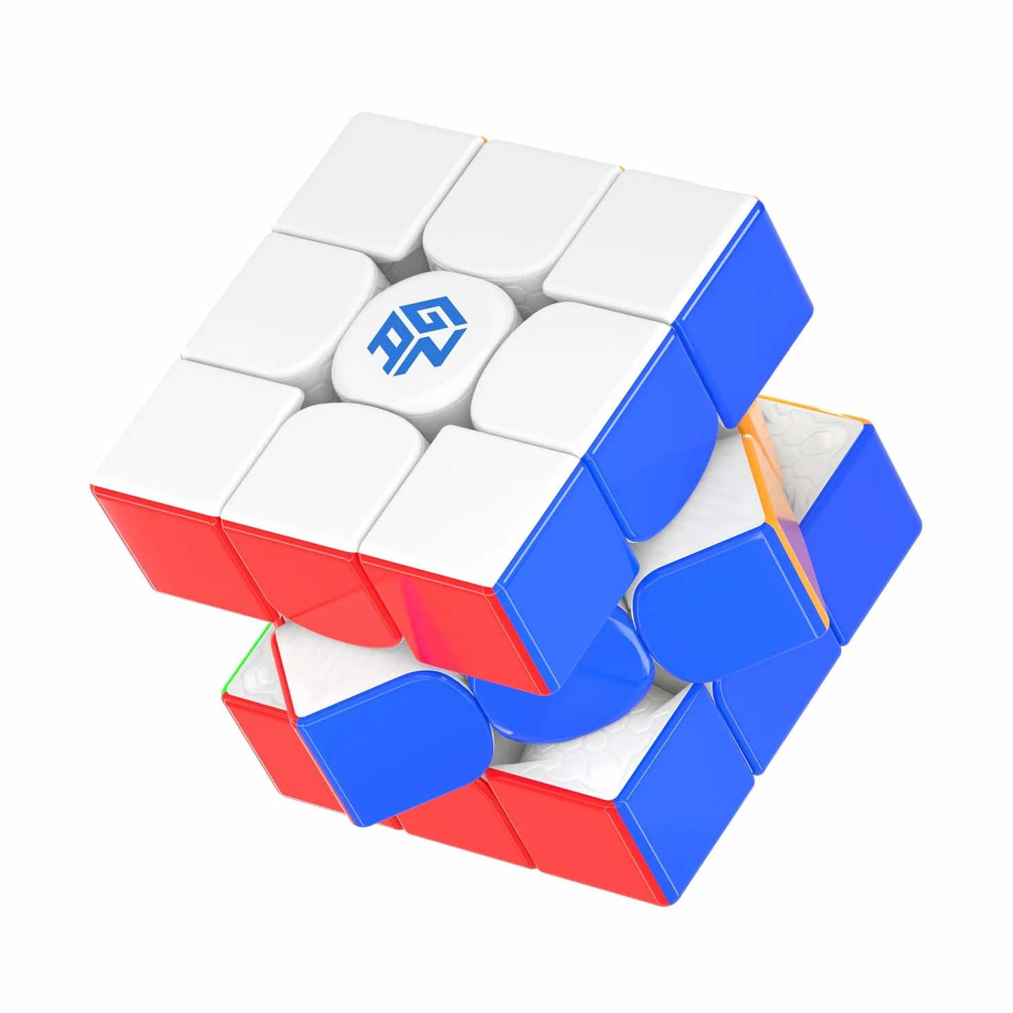 GAN15 Maglev Magnetic Cube Profesjonalna Kostka Magnetyczna 3x3, Speed Cube z 76 Magnesami/Samonastawnymi Warstwami 40 Stopni / 58,6 g,Flagowe Puzzle 2024