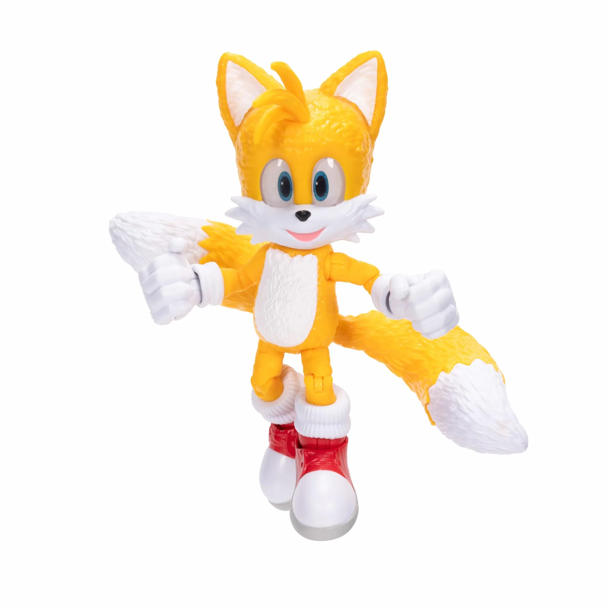 Sonic The Hedgehog Sonic 3 Movie Tails kolekcjonerska figurka Jakks Pacific 13 cm wysoko przegubowa oficjalna licencja