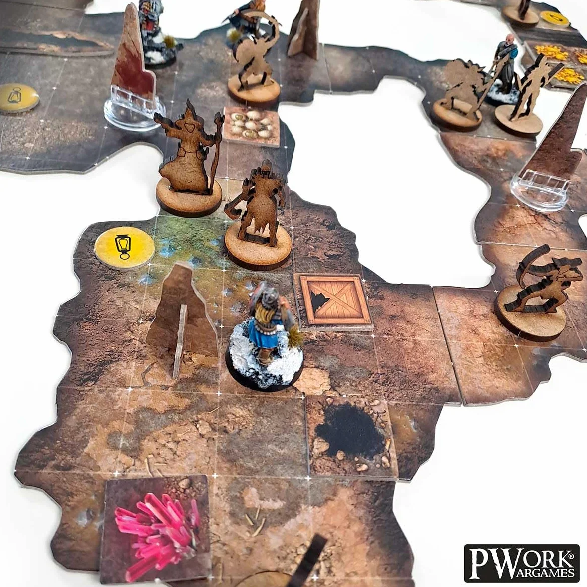 The Cave - RPG Modular Map Tiles - dwustronne płytki na karty