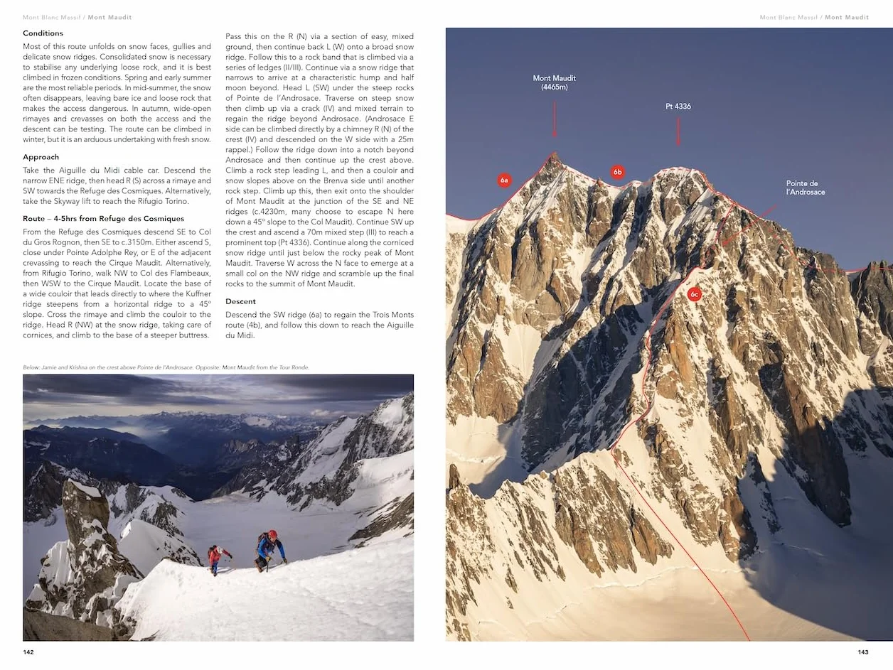 THE 4000M PEAKS OF THE ALPS VOLUME 1 : WEST: Selected Alpine Climbs & Ski Mountineering Routes
