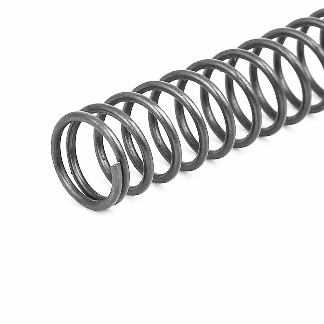 sourcing map 2 szt. kompresja sprężyna kablowa przemysłowa stal manganowa czarna 1,2 mm x 12 mm x 305 mm