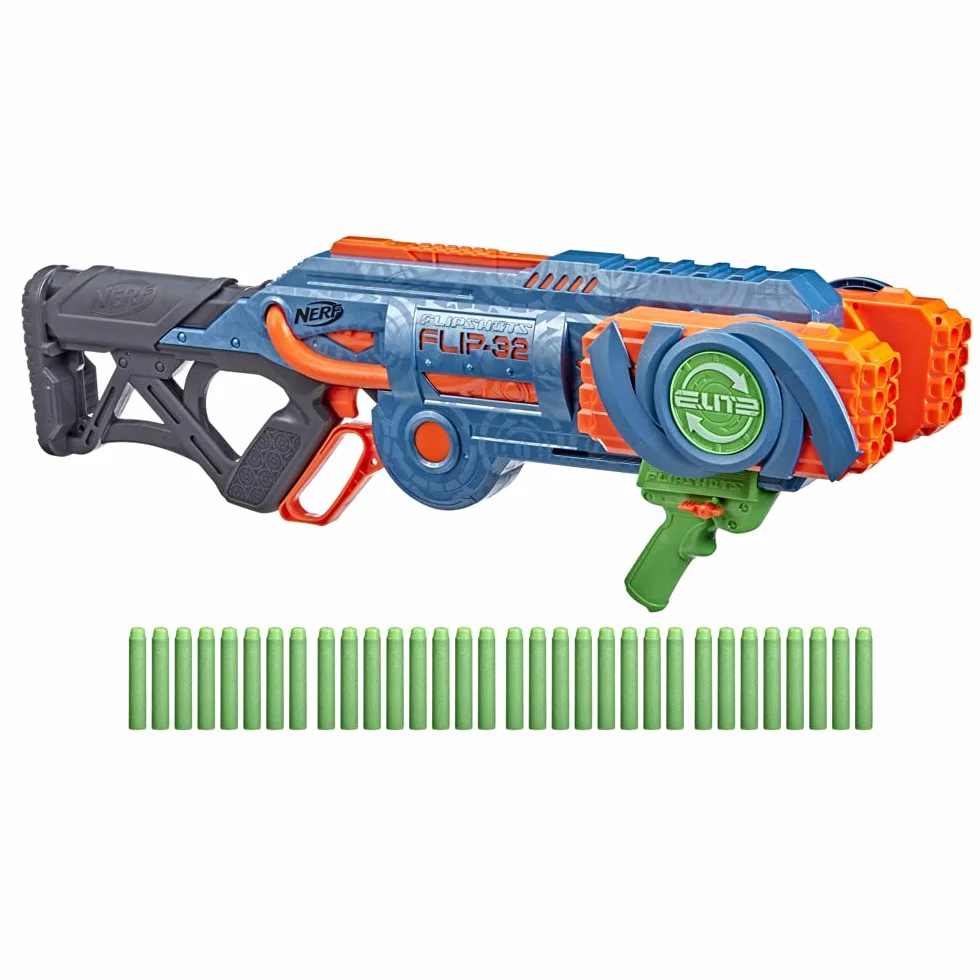 Nerf Elite 2.0 Flipshots Flip-32 Blaster, 32-dart Capacity