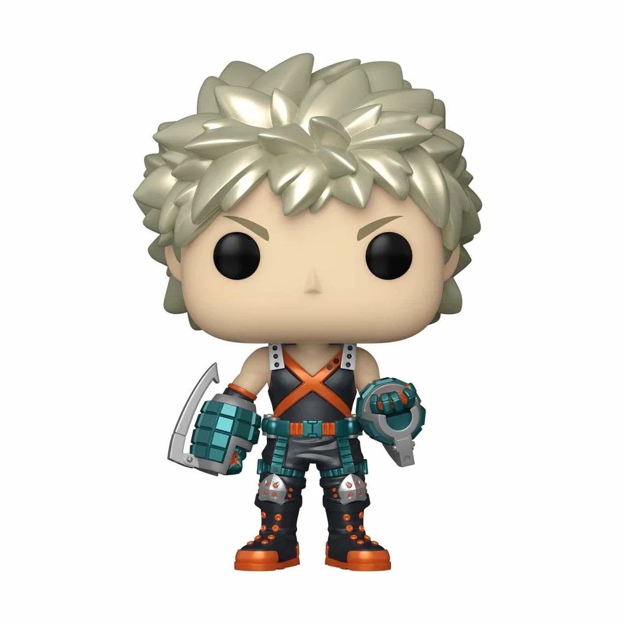Funko Pop! & Tees (Adult): My Hero Academia - Katsuki Bakugo (Metallic) (Special Edition) Vinyl Figure & T-Shirt (L)