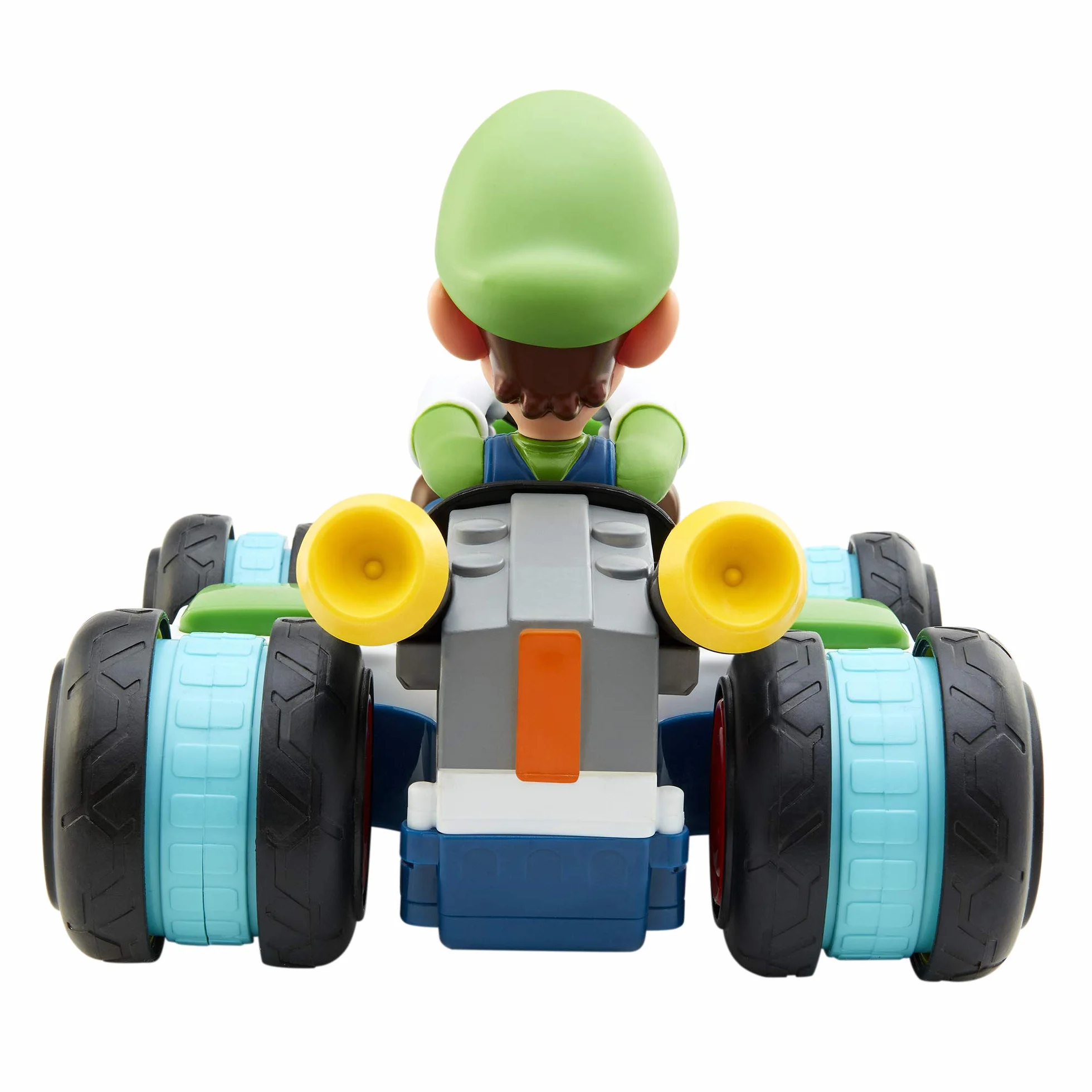 Nintendo Super Mario Kart Luigi RC Racer, 2,4 Ghz, z w Pełni Funkcjonalną Kierownicą, Samochód Luigi Race RC, Wielokolorowy