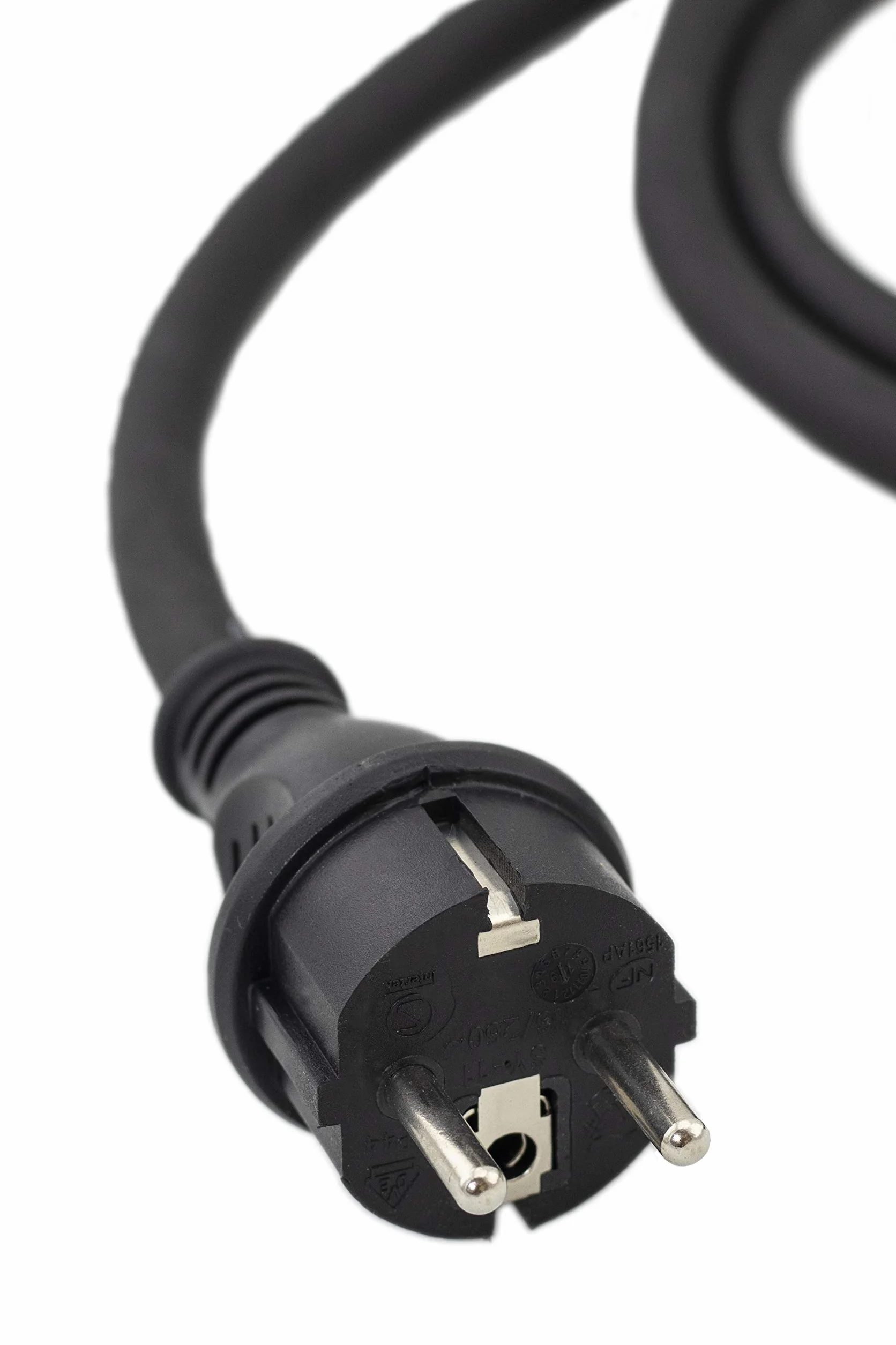 Meister 7425280 7425280 adapter kablowy (1,5 m, CEE i stykowe złącze ochronne, wytrzymały przewód gumowy H07RN-F3G, 2,5 mm², 16 A, 230 V, IP44, do użytku na zewnątrz)