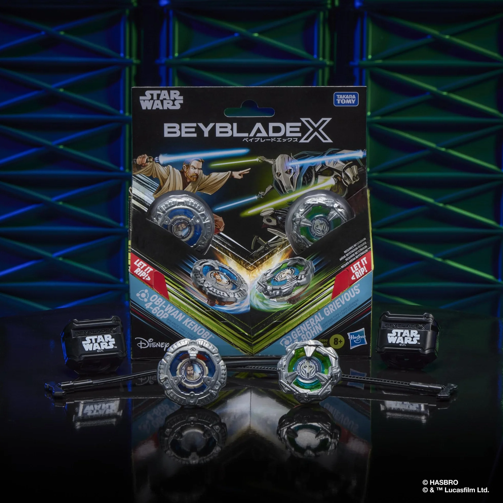 Beyblade X i Gwiezdne wojny Collab, Obi-Wan Kenobi 4-60P kontra General Grievous 3-80HN