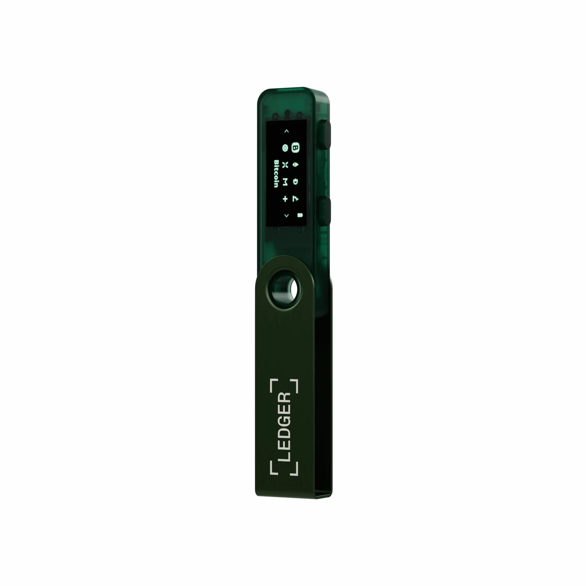 Ledger Nano S Plus — doskonały portfel sprzętowy klasy podstawowej do bezpiecznego zarządzania wszystkimi Twoimi krypto i NFT. (Szmaragdowa zieleń)