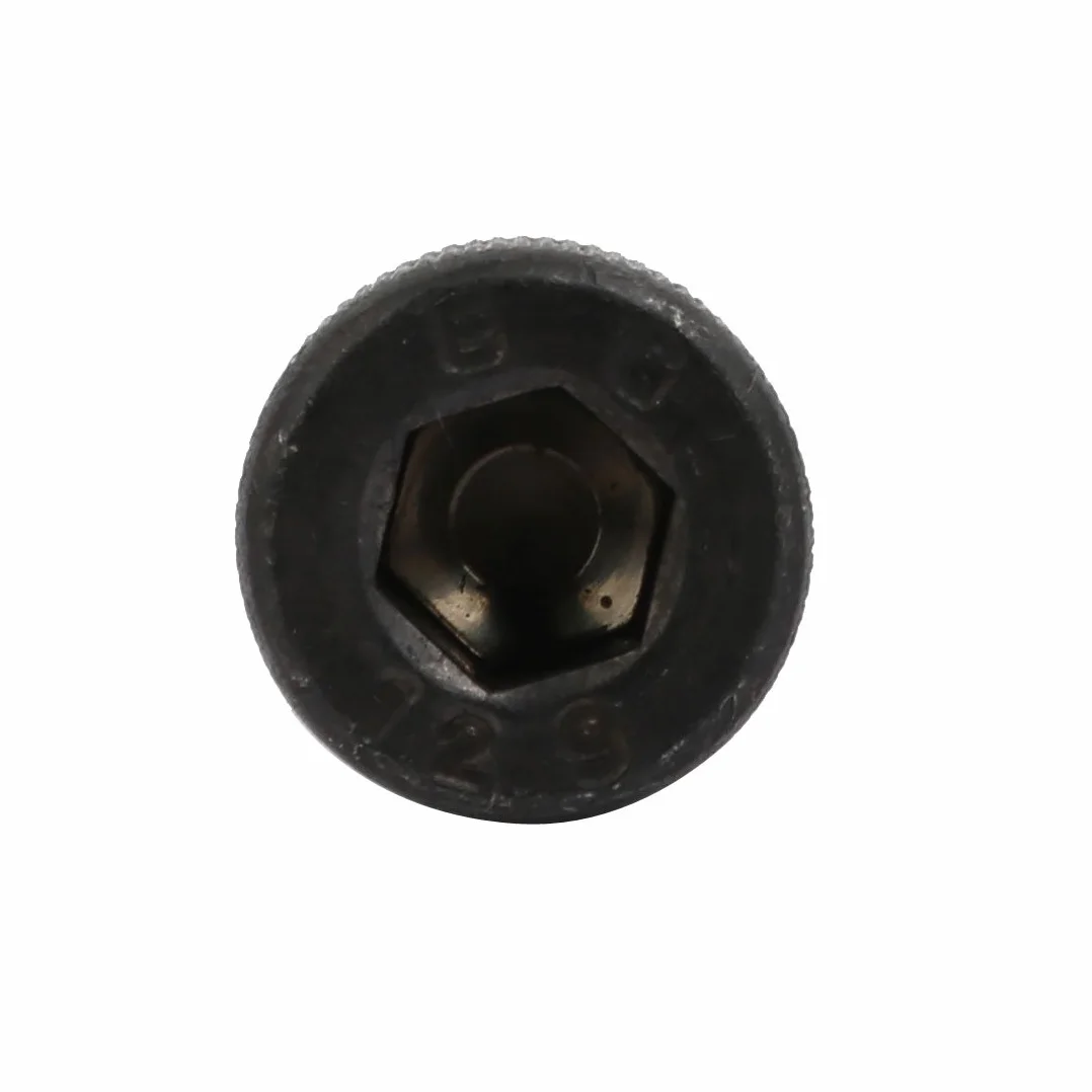 sourcingmap 5 szt. M8 x 20 mm 12,9 klasa śruba z gniazdem sześciokątnym lewa ręka gwint śruba czarna